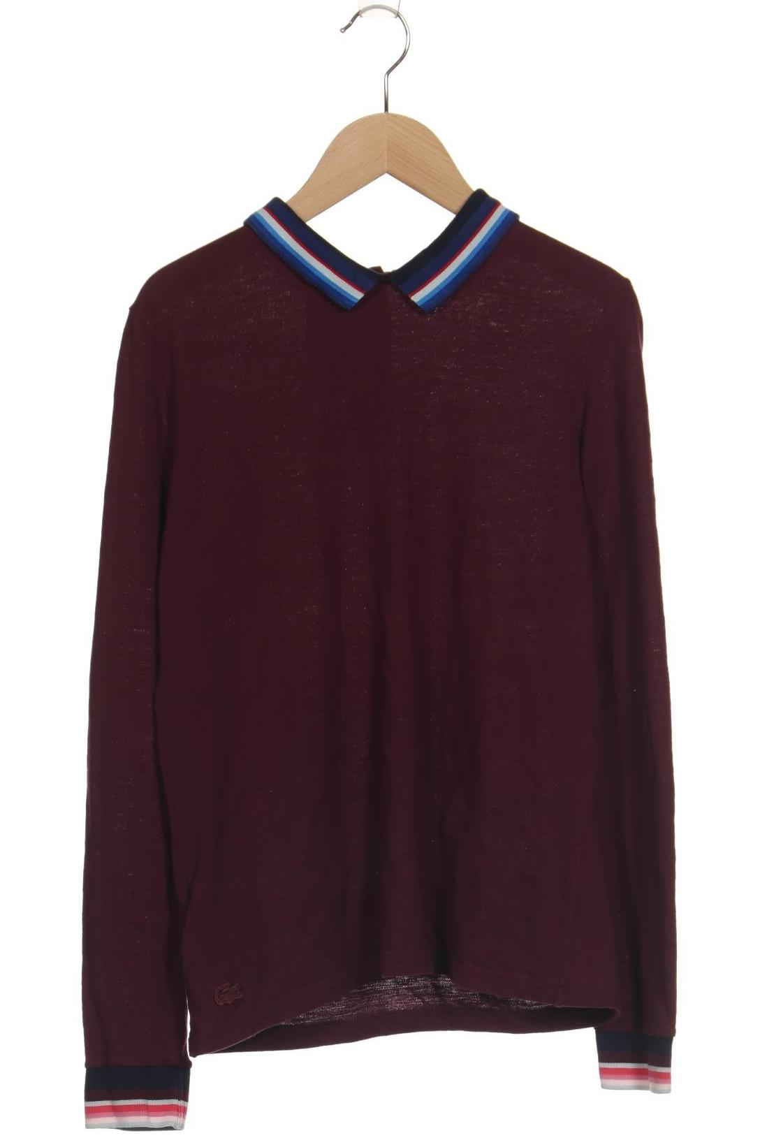 

Lacoste Damen Langarmshirt, bordeaux, Gr. 38