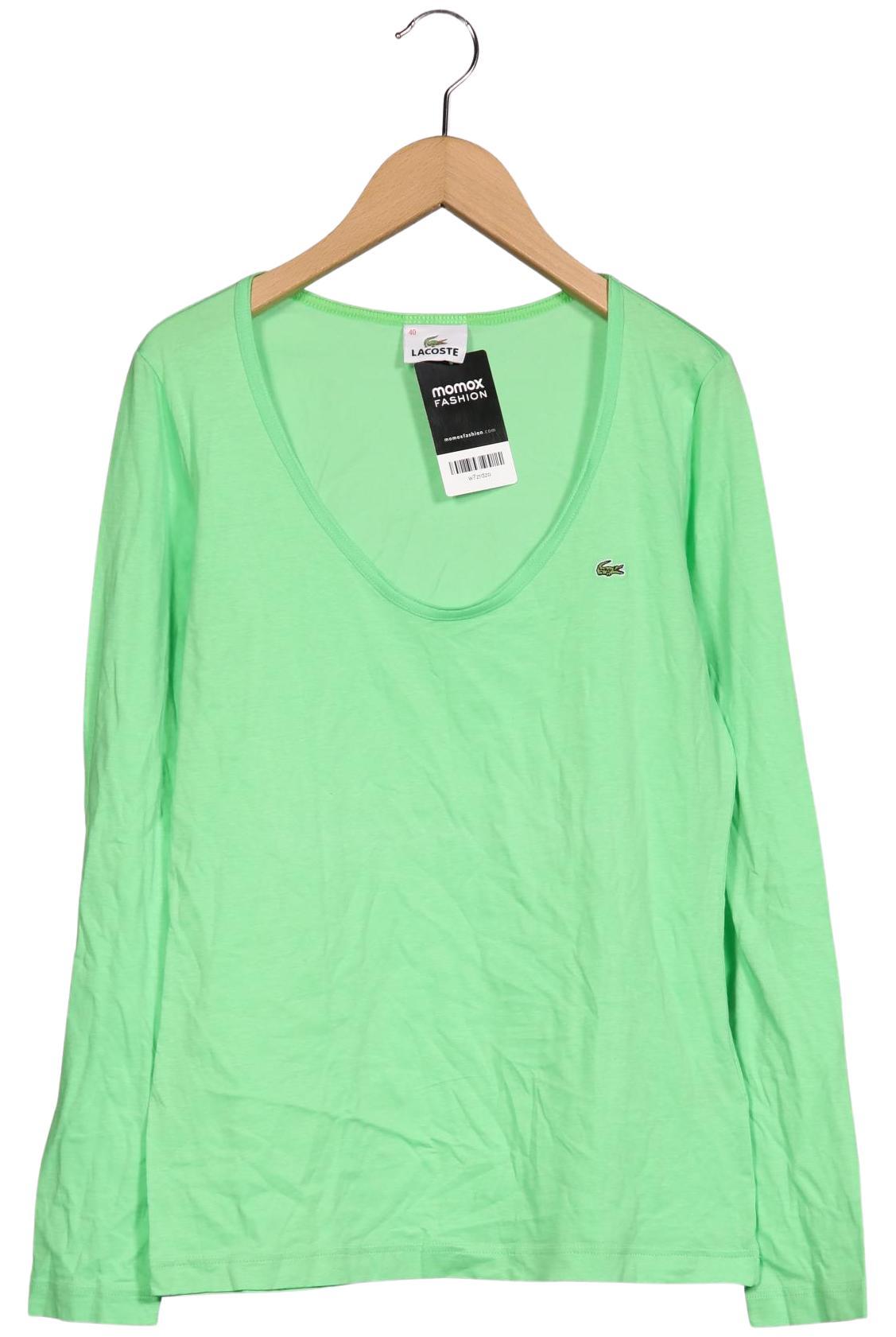 

Lacoste Damen Langarmshirt, hellgrün, Gr. 40
