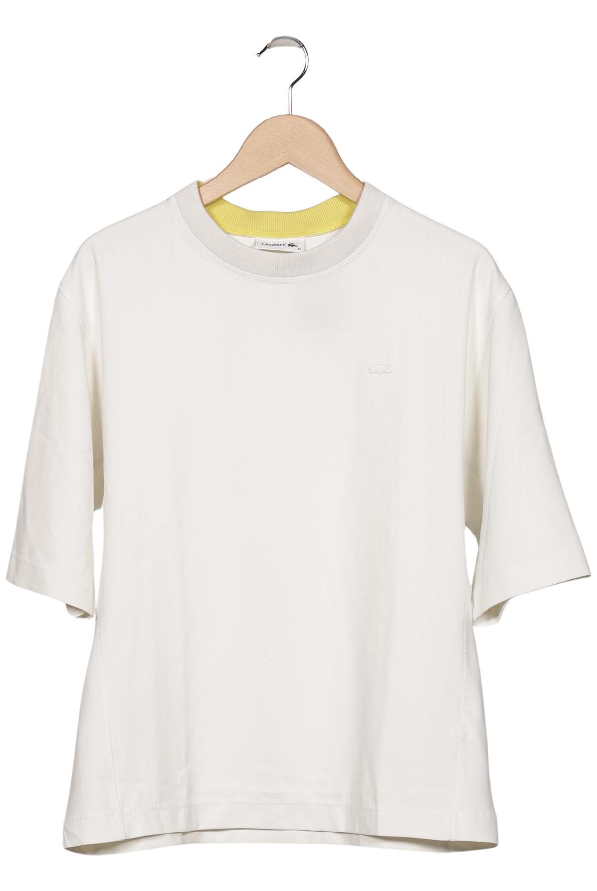 

Lacoste Damen Langarmshirt, weiß, Gr. 40