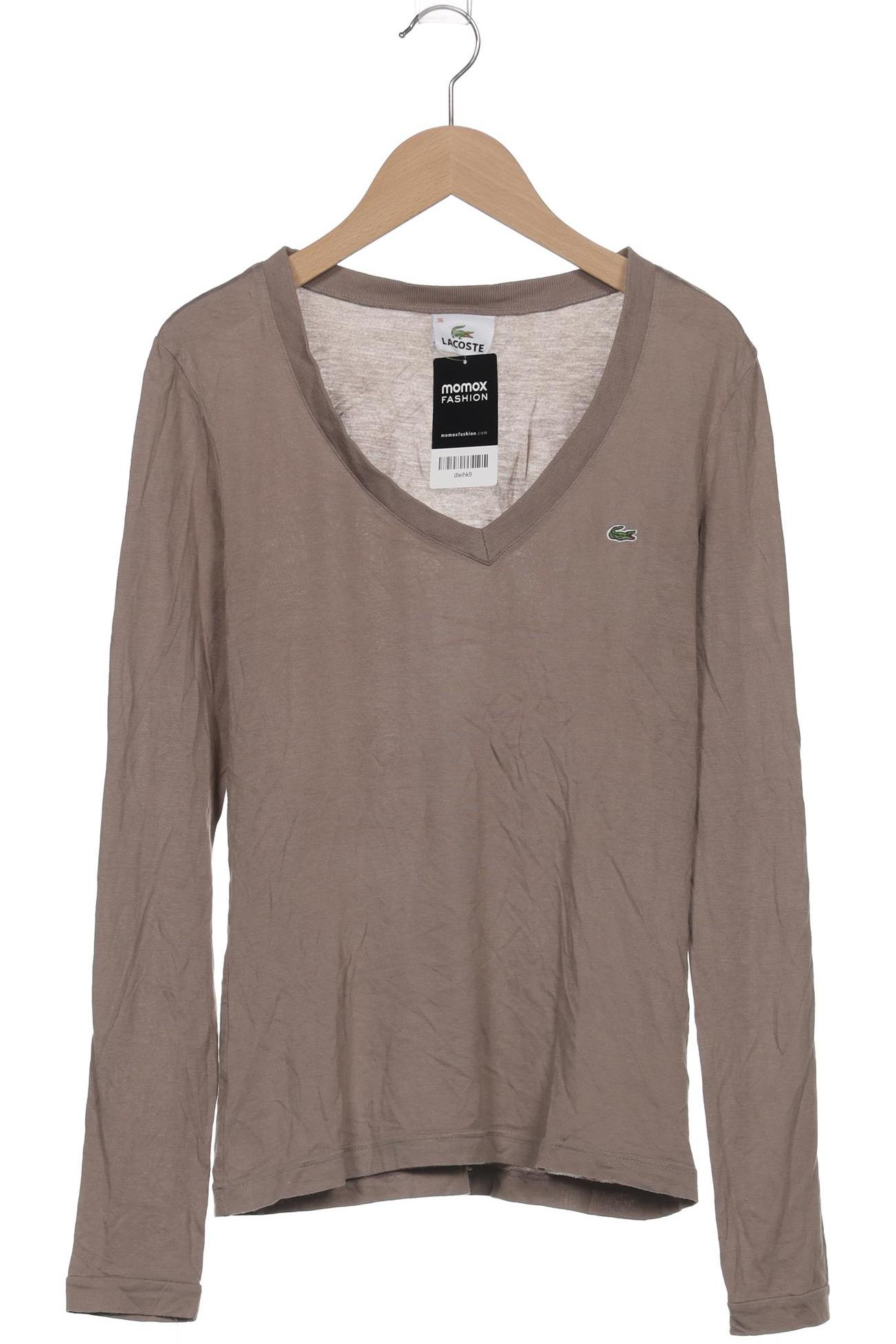

Lacoste Damen Langarmshirt, braun, Gr. 36