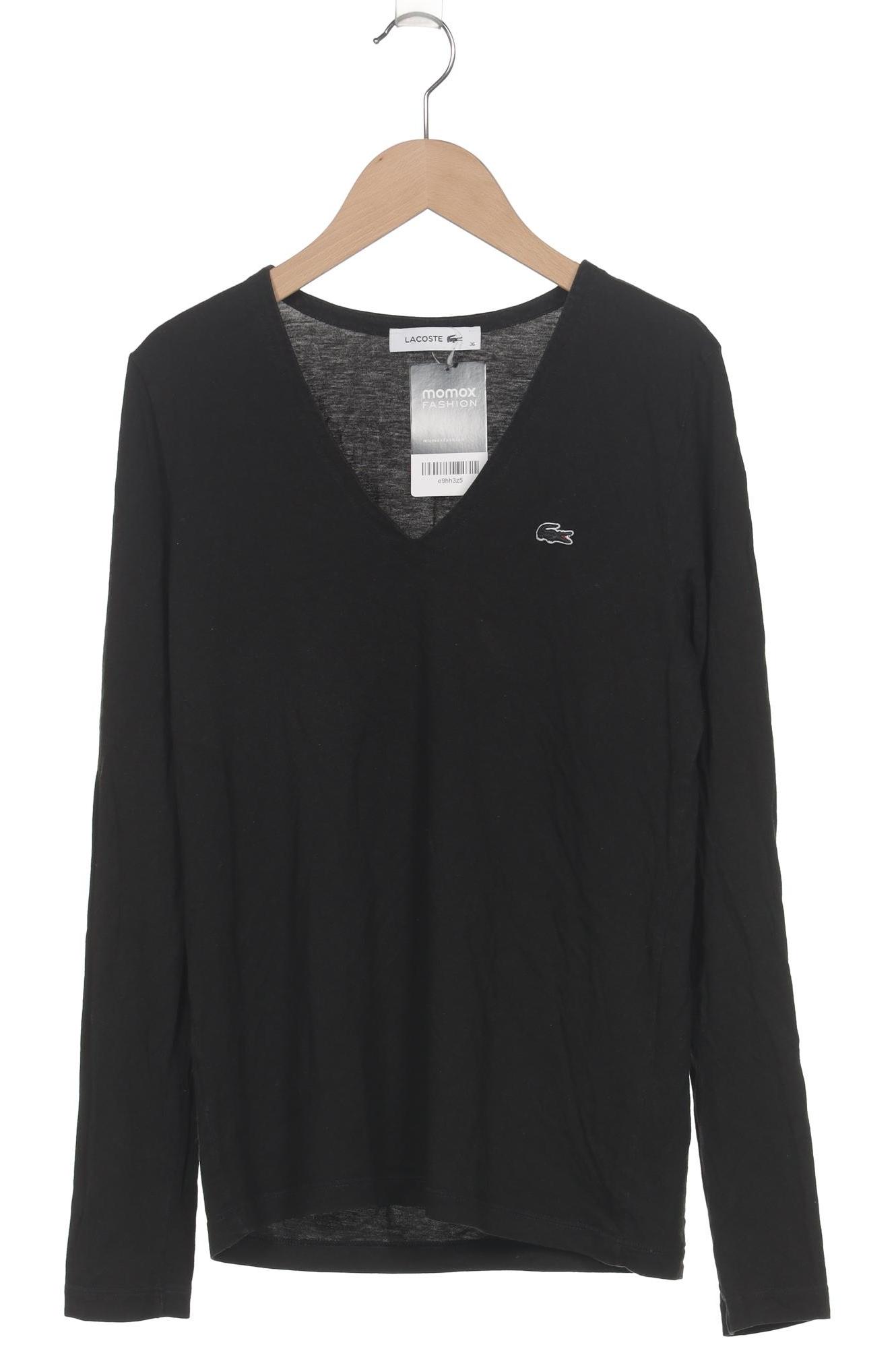 

Lacoste Damen Langarmshirt, schwarz, Gr. 36