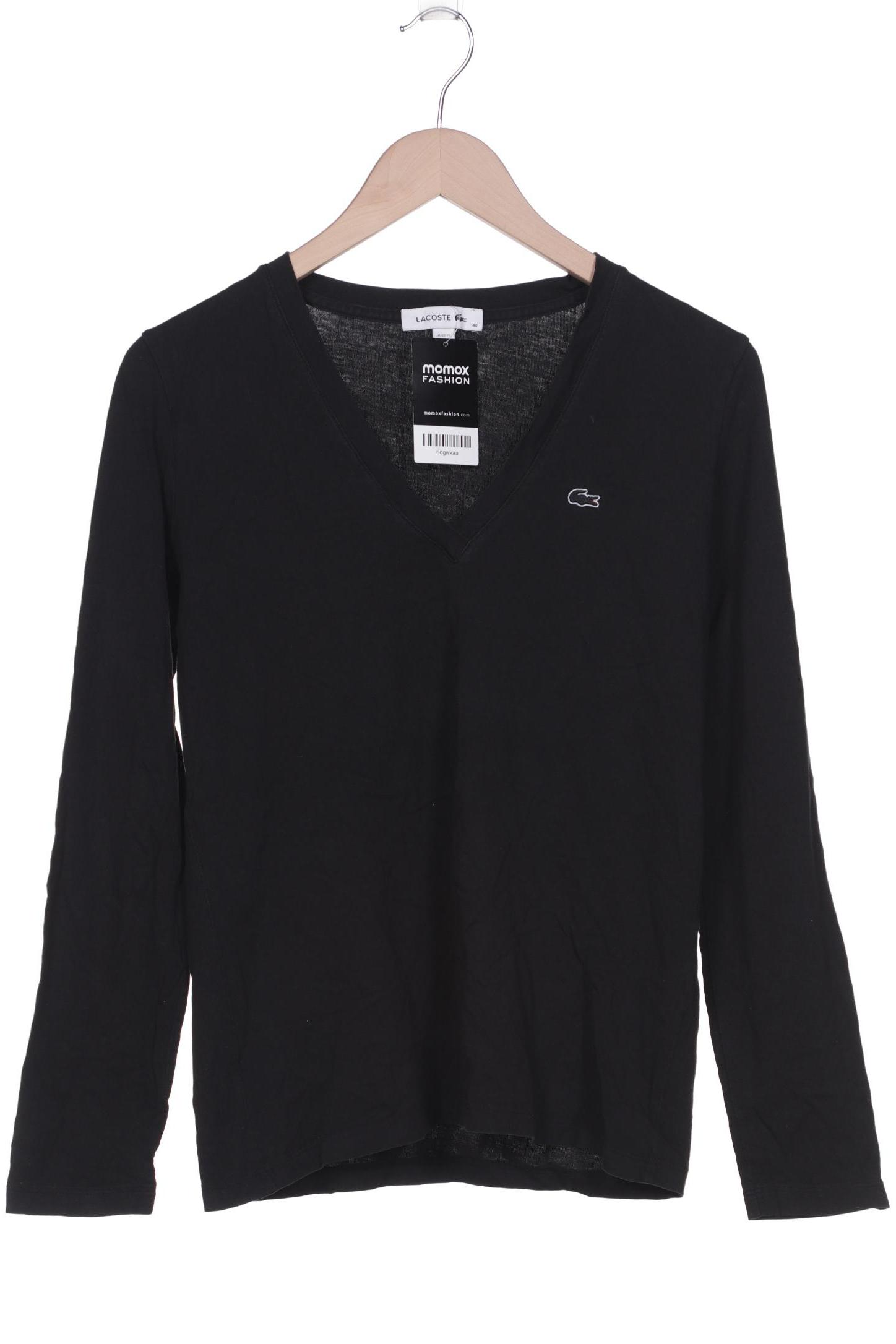 

Lacoste Damen Langarmshirt, schwarz
