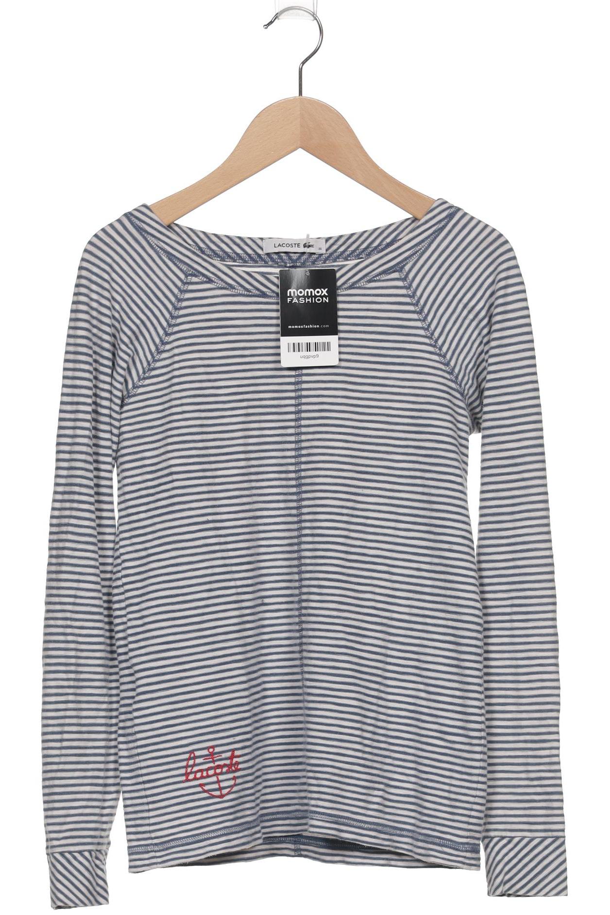 

Lacoste Damen Langarmshirt, blau, Gr. 36