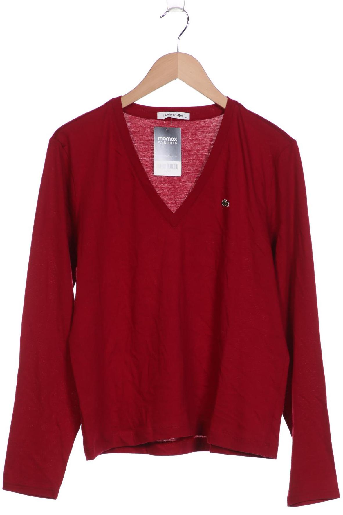 

Lacoste Damen Langarmshirt, bordeaux, Gr. 46