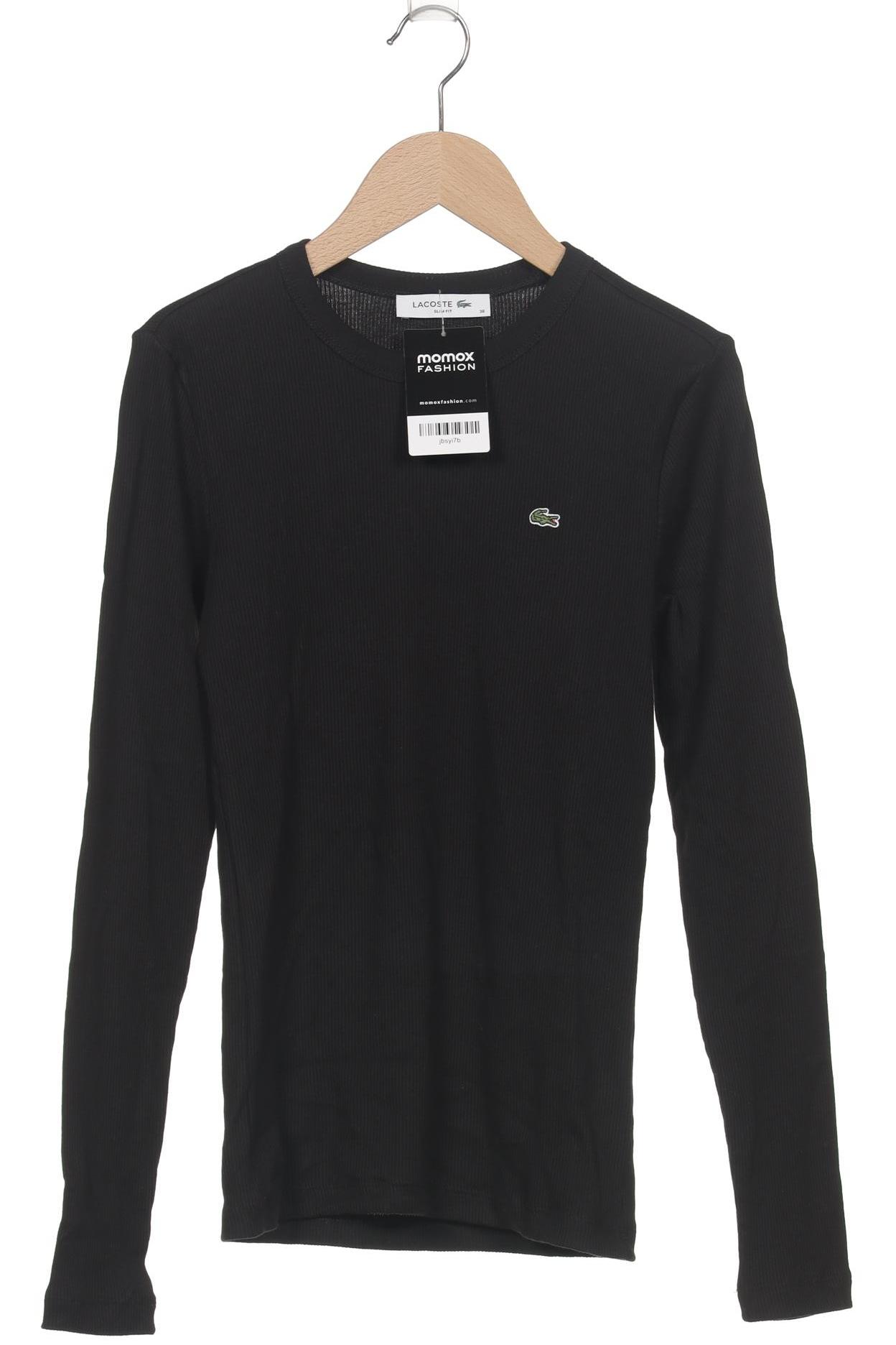 

Lacoste Damen Langarmshirt, schwarz, Gr. 36