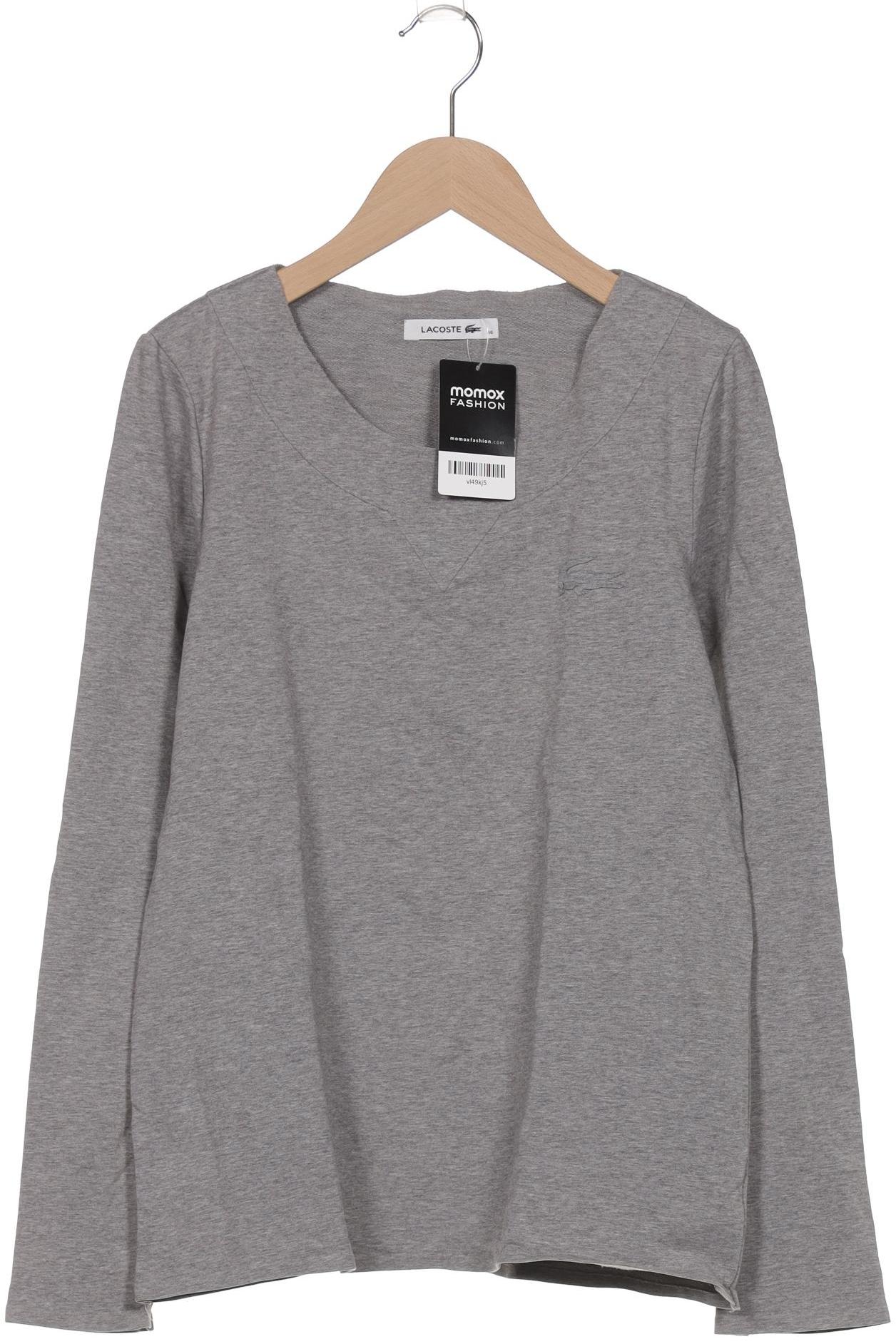 

Lacoste Damen Langarmshirt, grau, Gr. 36