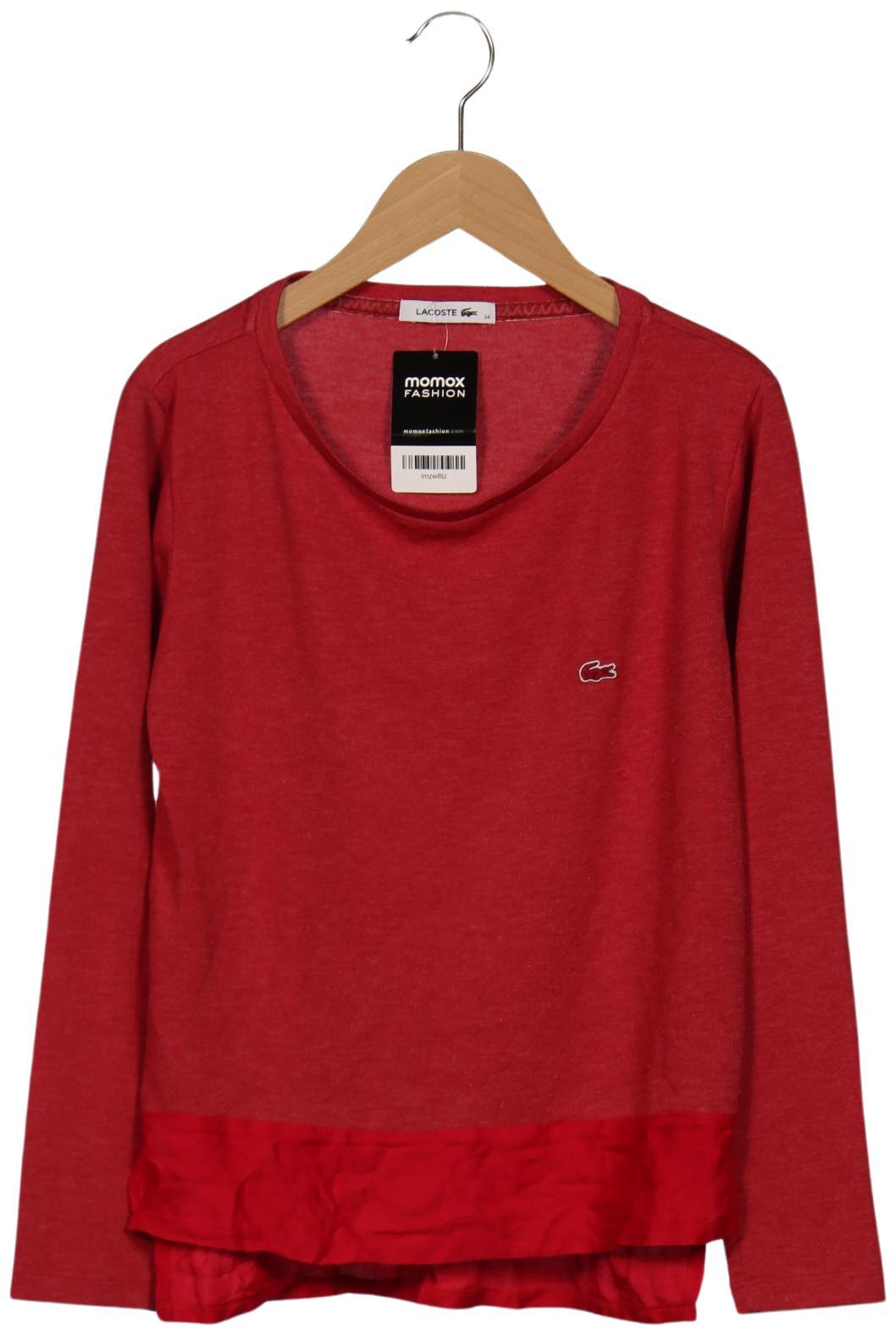 

Lacoste Damen Langarmshirt, rot, Gr. 34