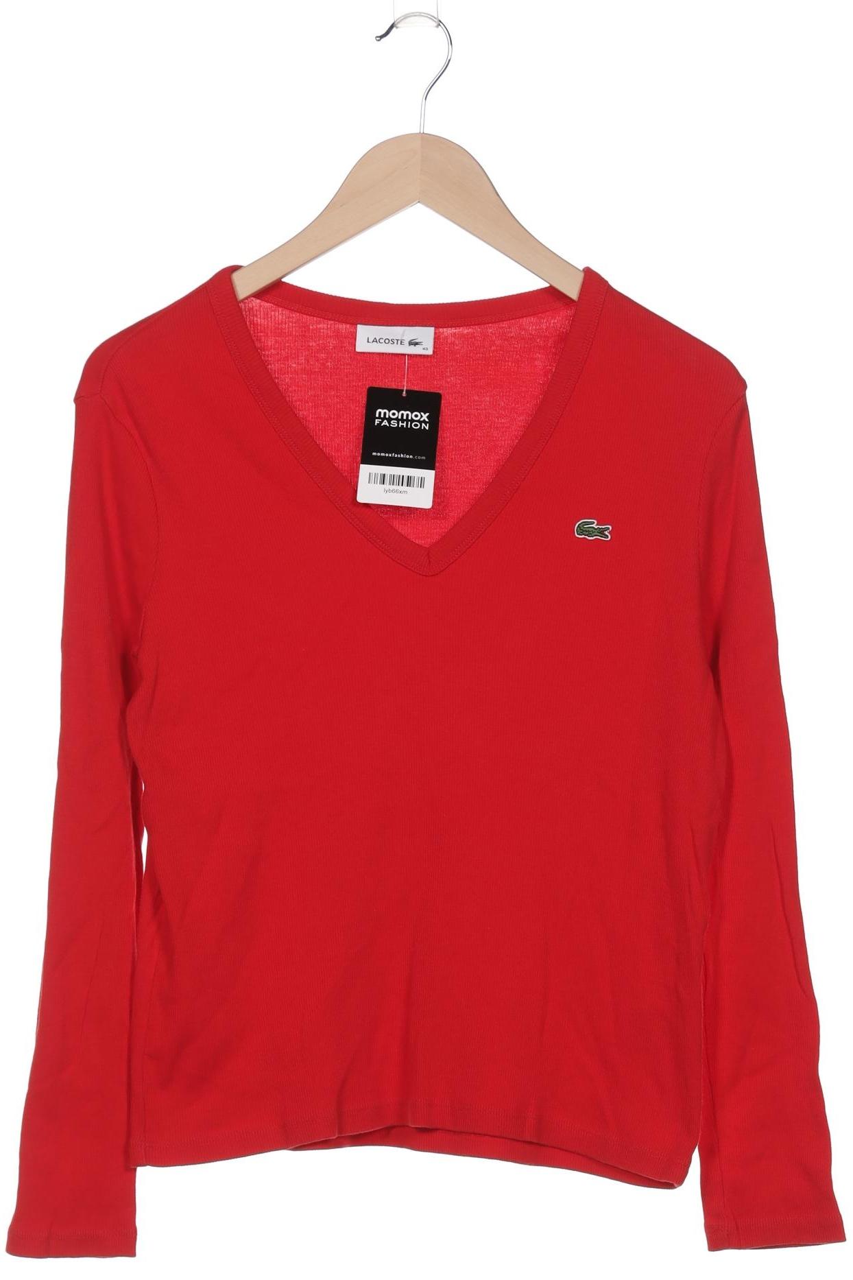 

Lacoste Damen Langarmshirt, rot, Gr. 40