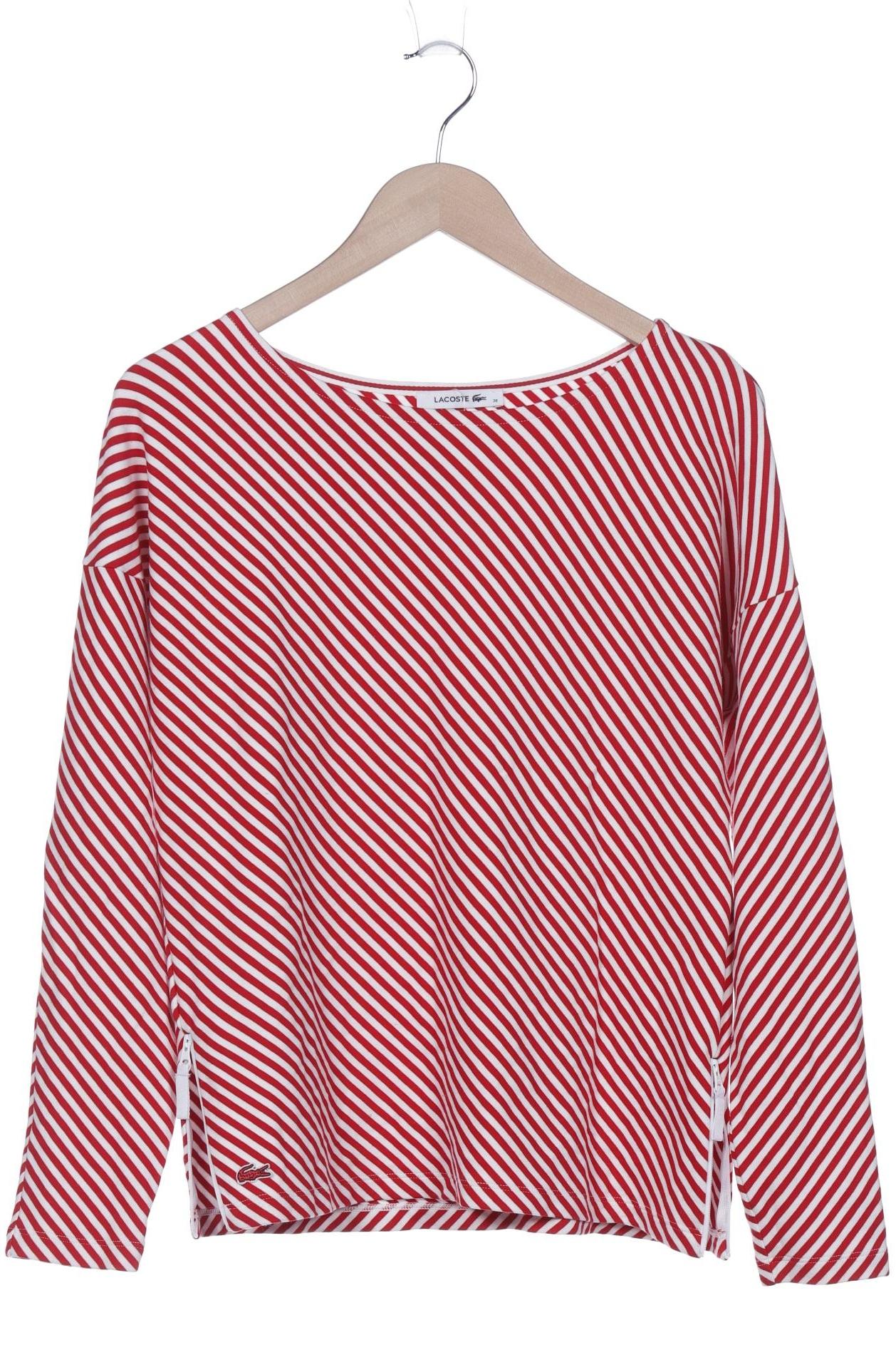 

Lacoste Damen Langarmshirt, rot, Gr. 38