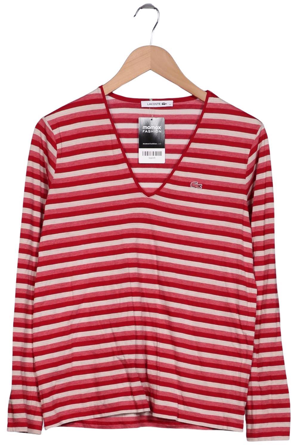 

Lacoste Damen Langarmshirt, rot, Gr. 42