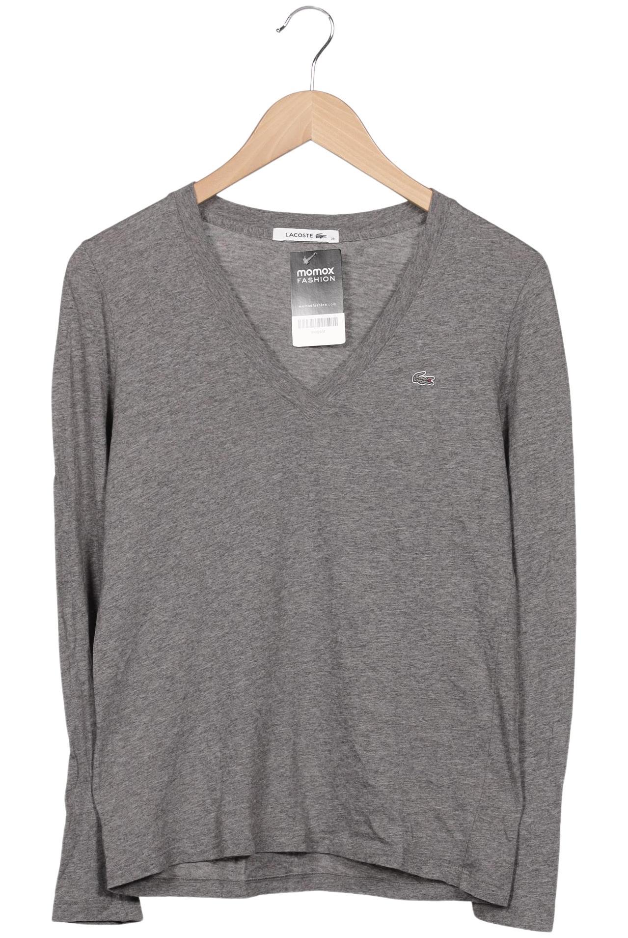 

Lacoste Damen Langarmshirt, grau, Gr. 38