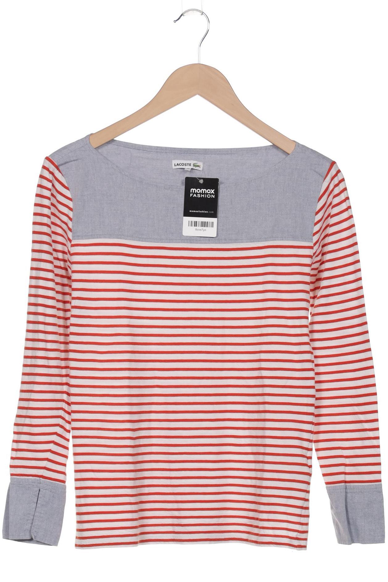 

Lacoste Damen Langarmshirt, weiß, Gr. 40
