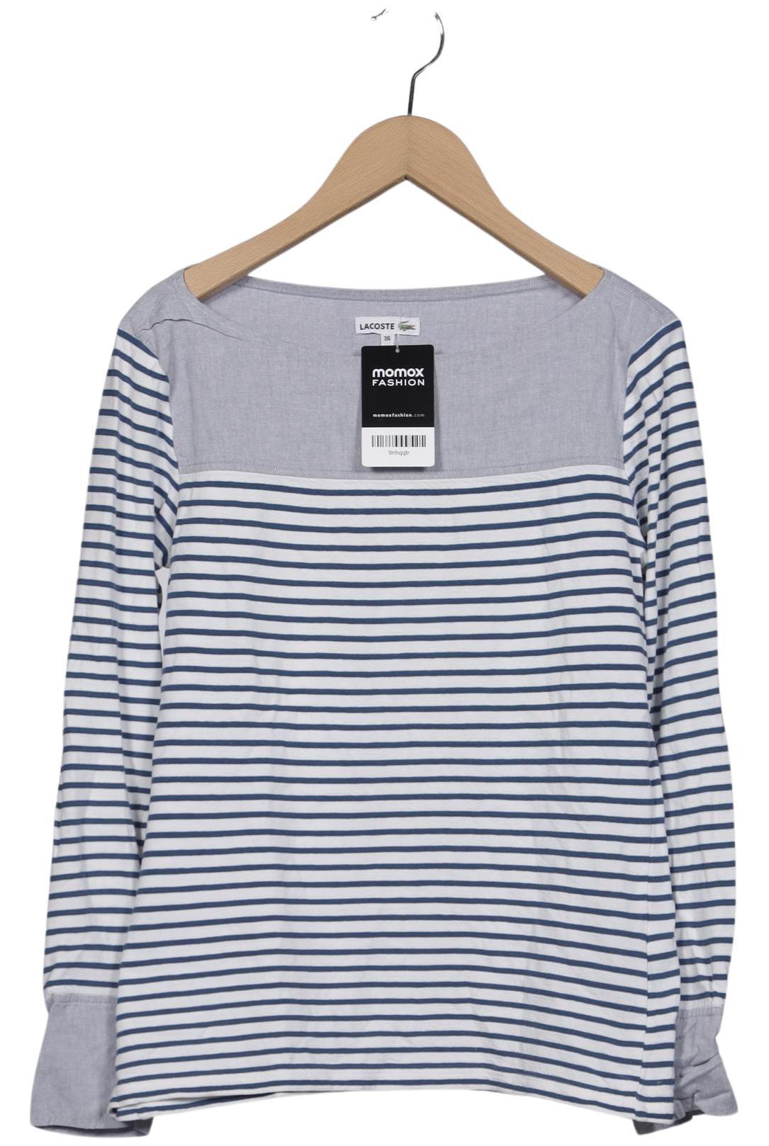 

Lacoste Damen Langarmshirt, weiß, Gr. 36