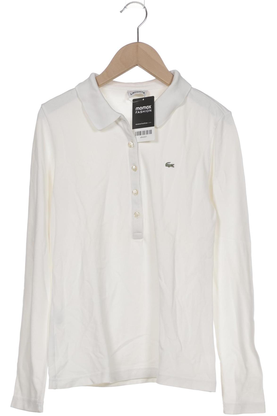 

Lacoste Damen Langarmshirt, weiß, Gr. 40