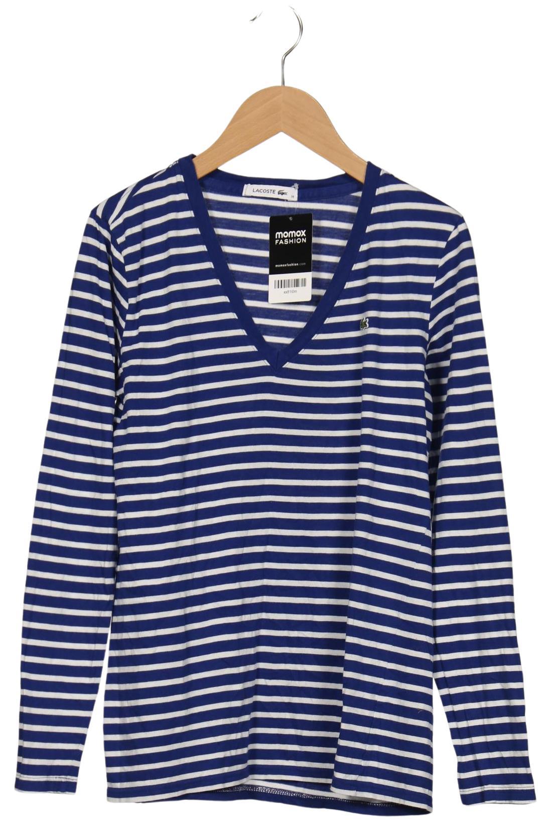 

Lacoste Damen Langarmshirt, blau, Gr. 38