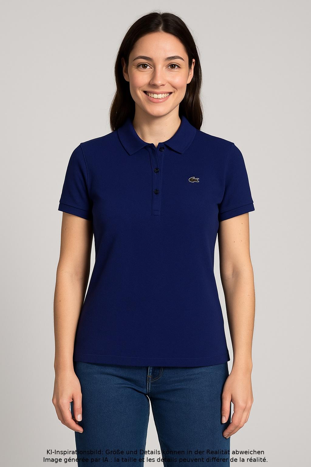 

Lacoste Damen Poloshirt, marineblau, Gr. 46