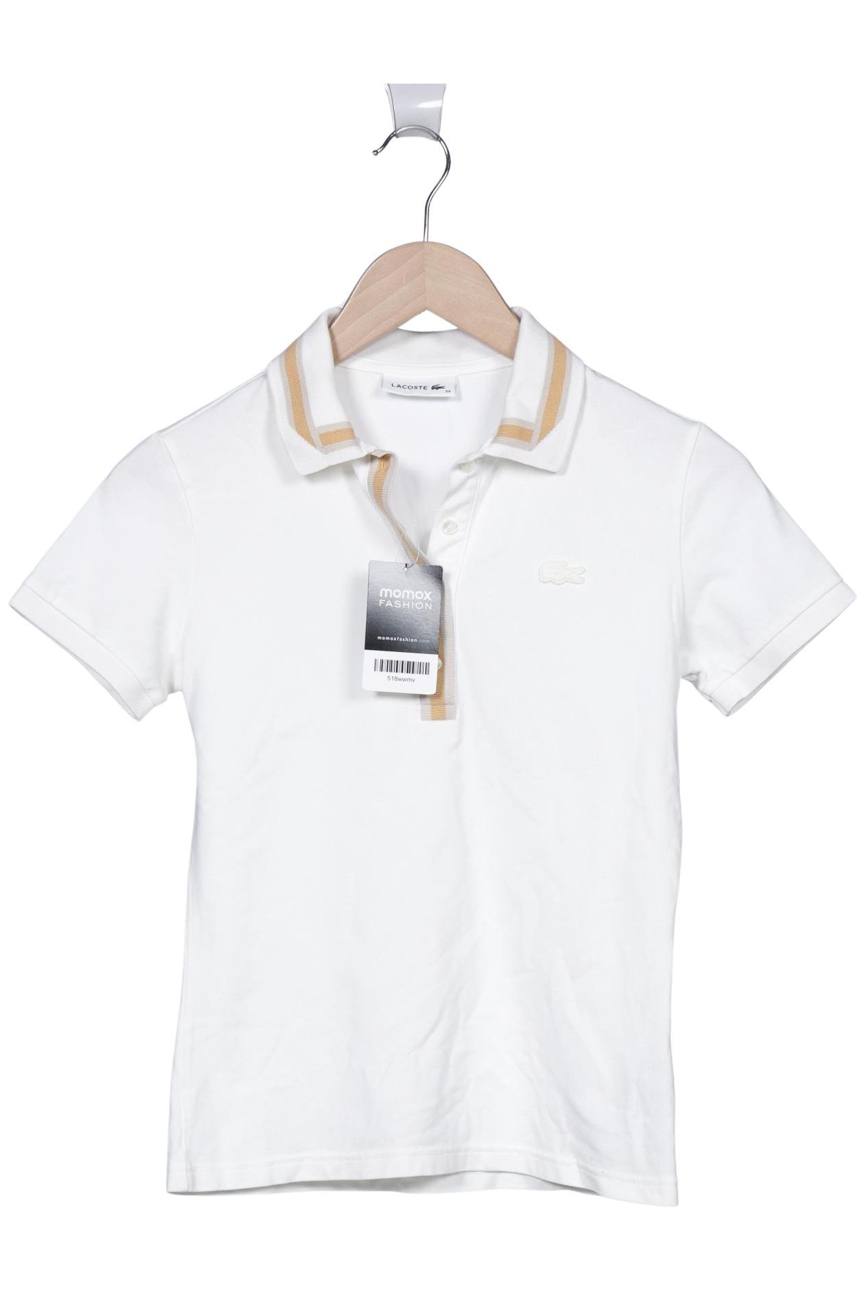

Lacoste Damen Poloshirt, weiß, Gr. 34