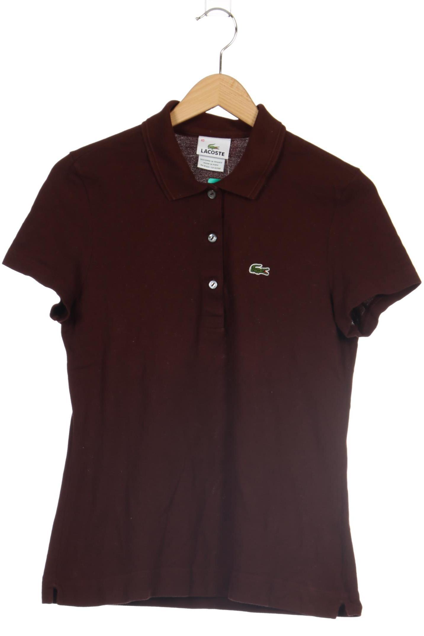 

Lacoste Damen Poloshirt, braun, Gr. 40