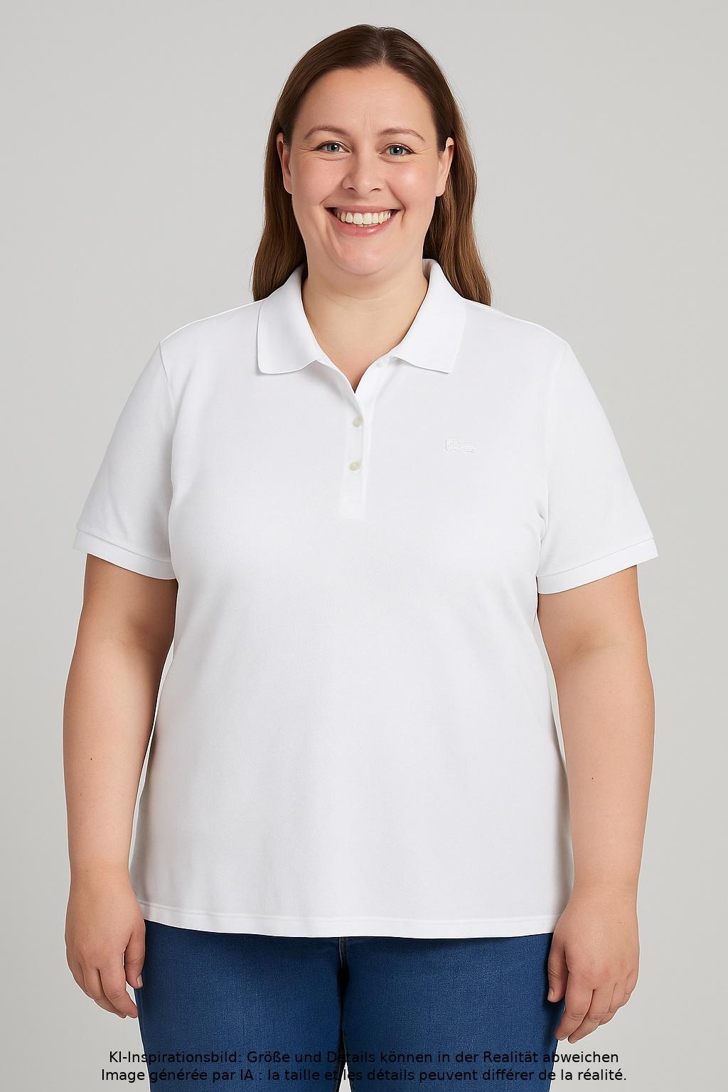 

Lacoste Damen Poloshirt, weiß, Gr. 50