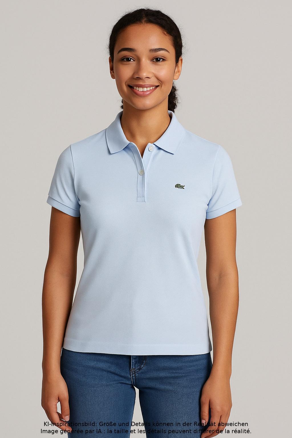 

Lacoste Damen Poloshirt, hellblau, Gr. 40