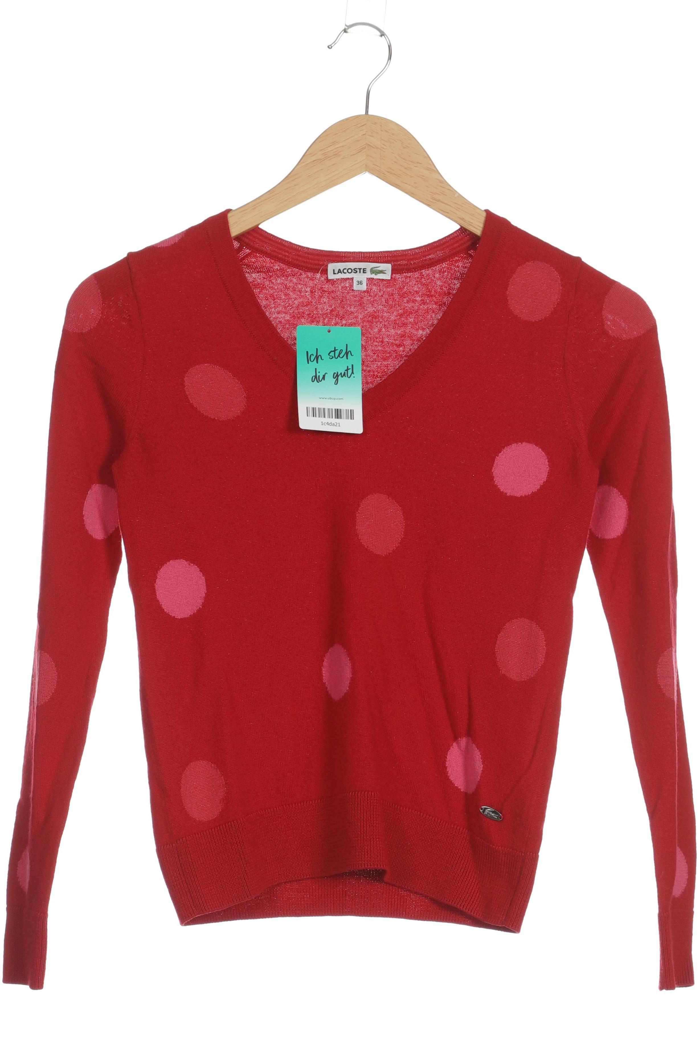 

Lacoste Damen Pullover, rot, Gr. 36