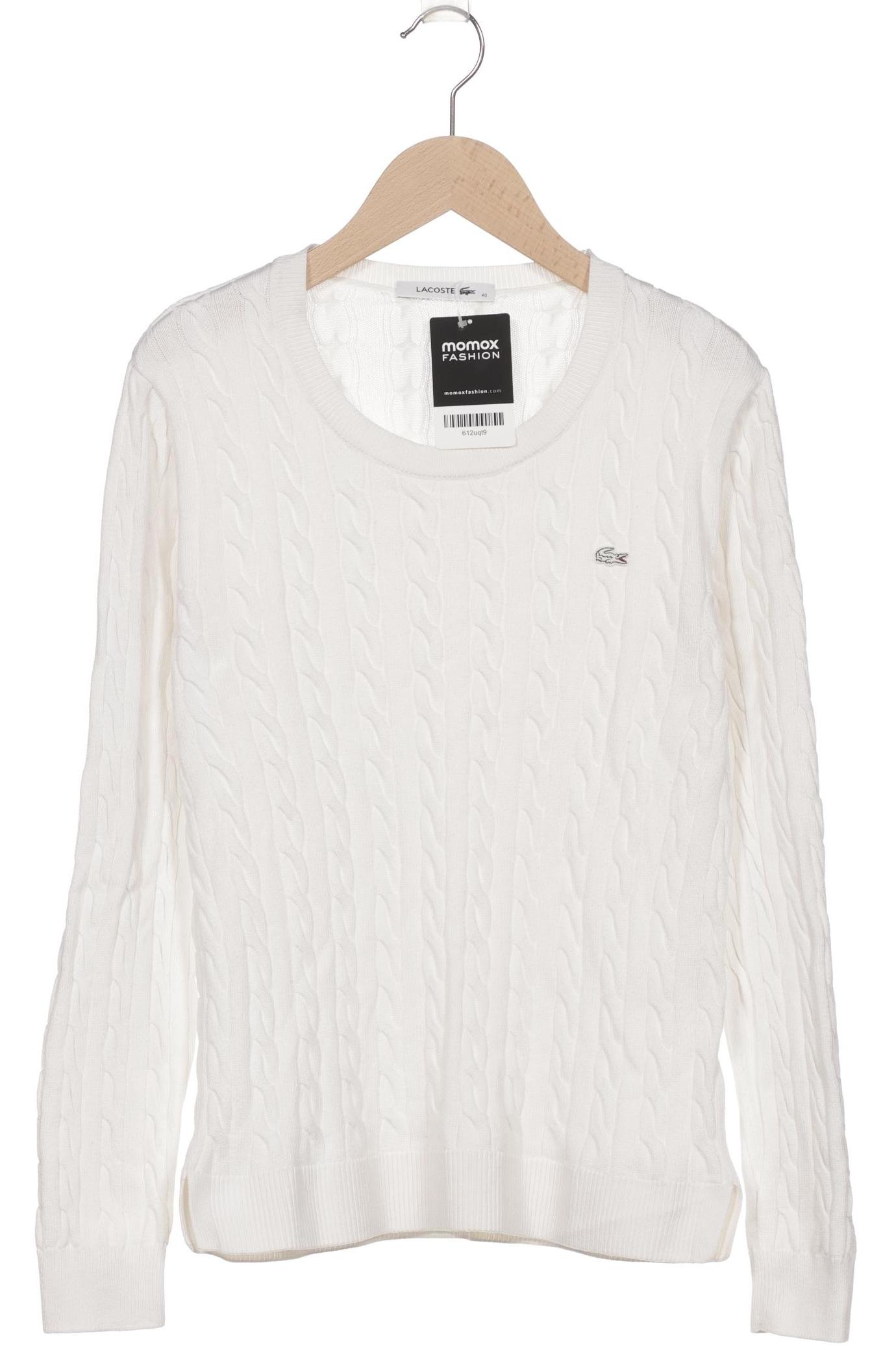 

Lacoste Damen Pullover, weiß, Gr. 40