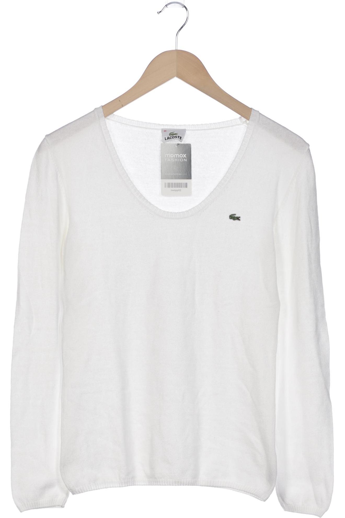 

Lacoste Damen Pullover, weiß, Gr. 40