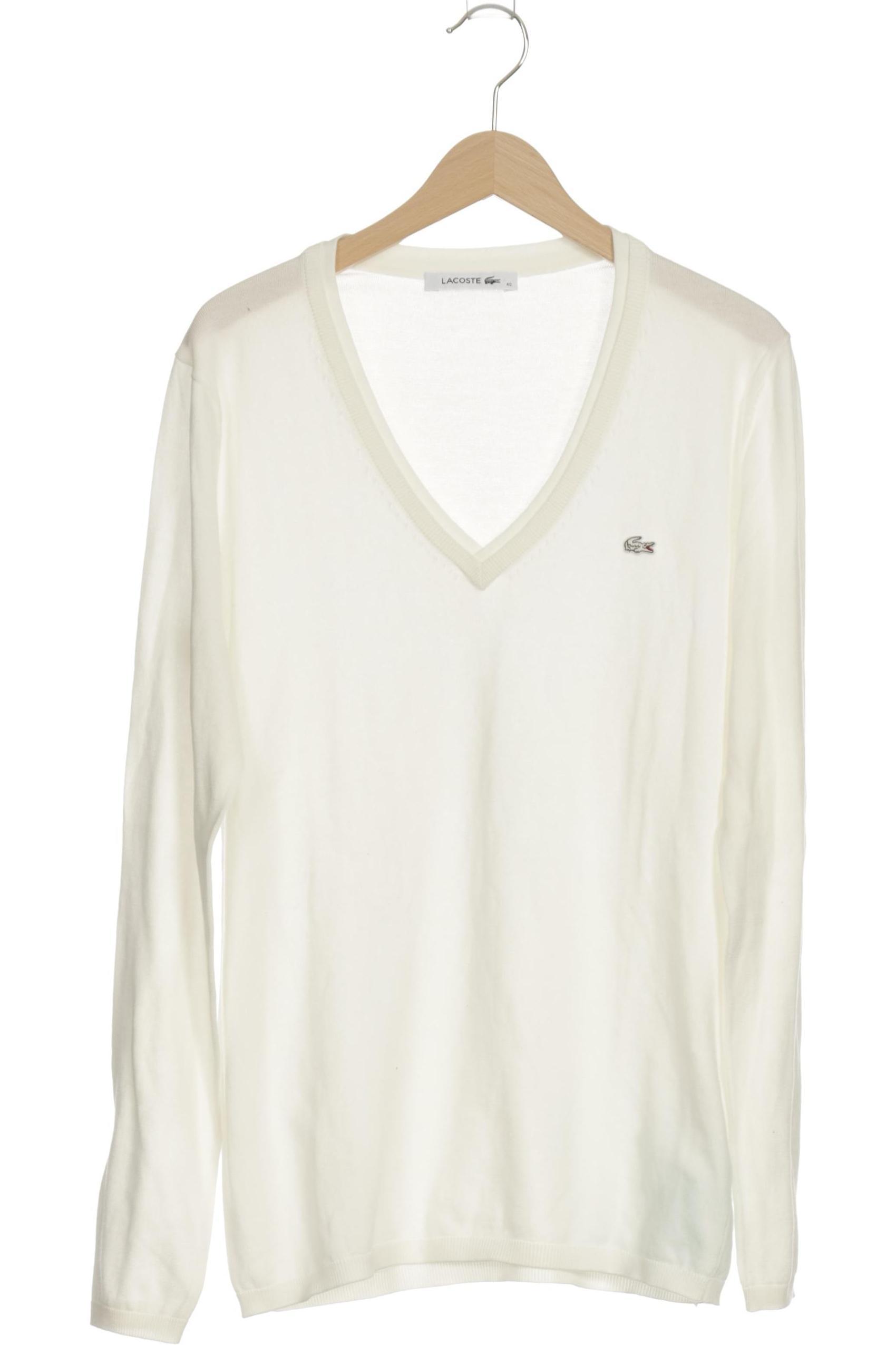 

Lacoste Damen Pullover, weiß, Gr. 40