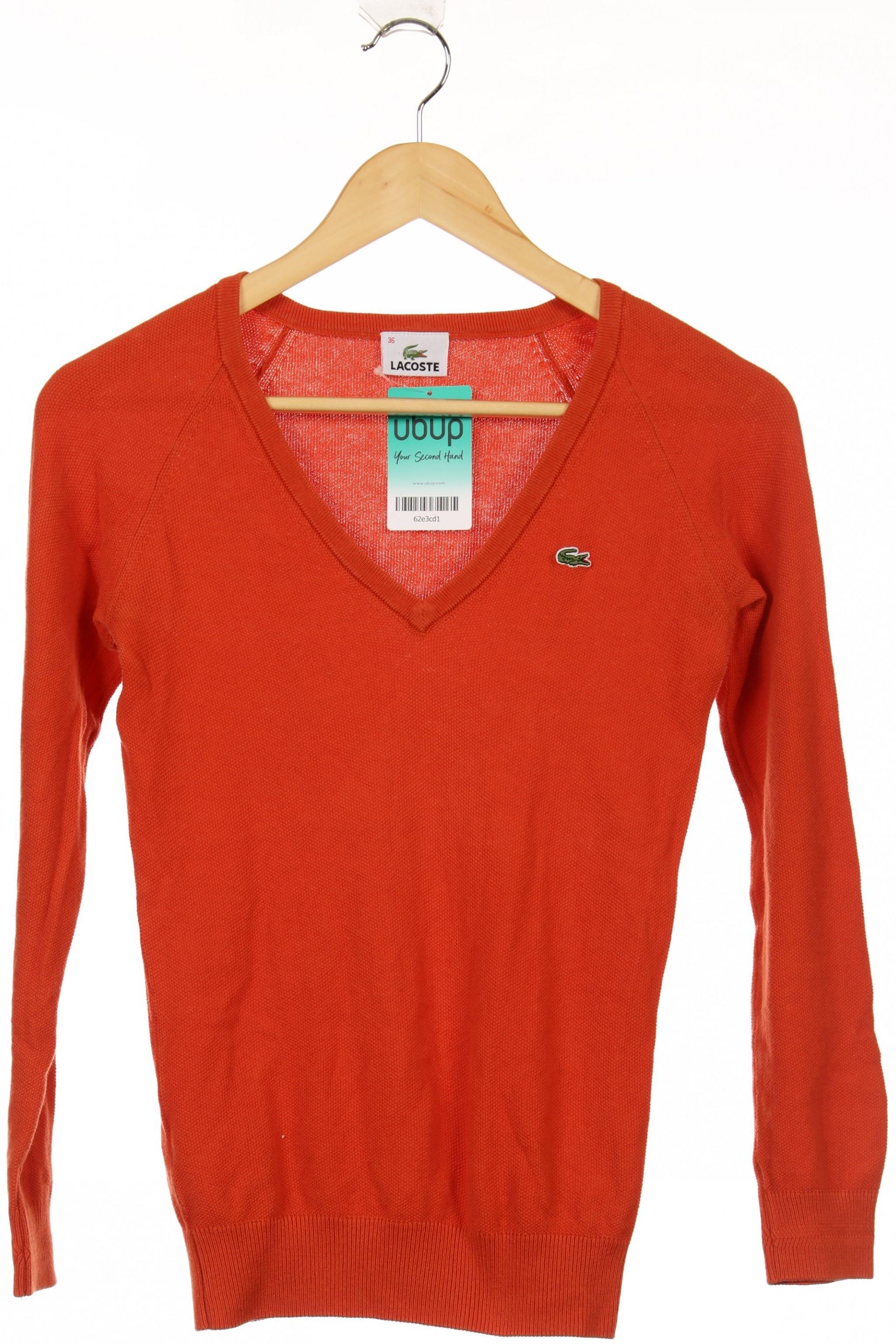 

Lacoste Damen Pullover, orange, Gr. 36