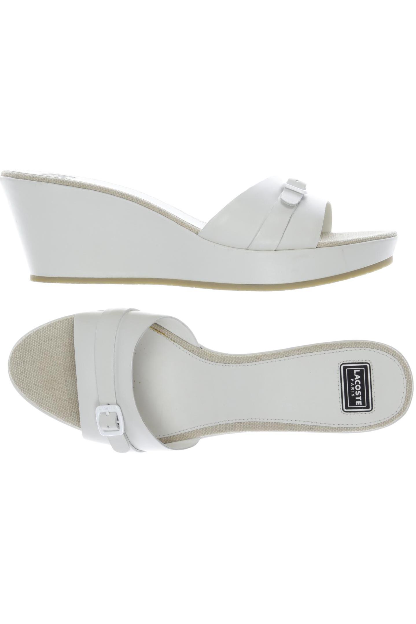 

Lacoste Damen Sandale, weiß, Gr. 42