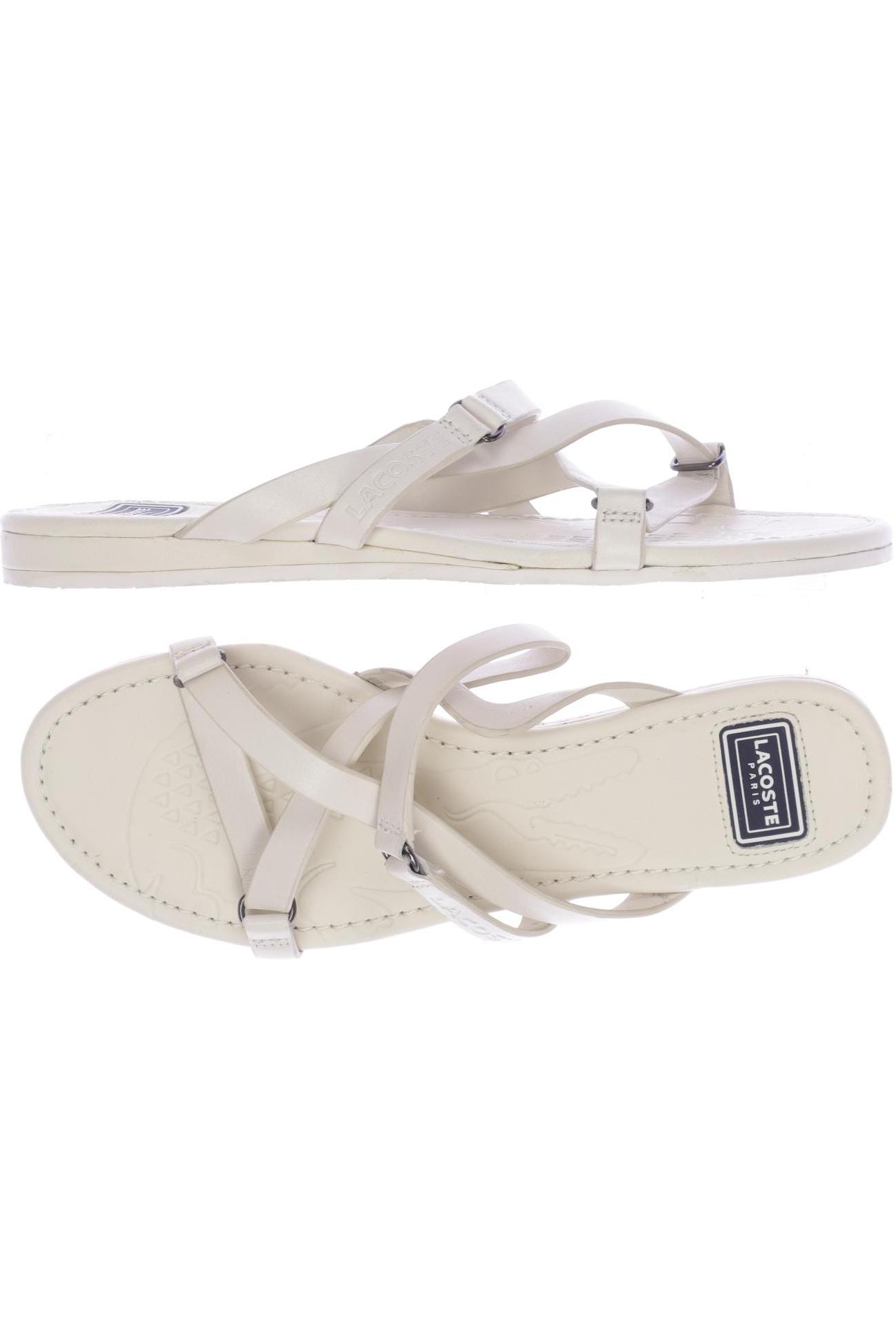 

Lacoste Damen Sandale, cremeweiß, Gr. 35.5