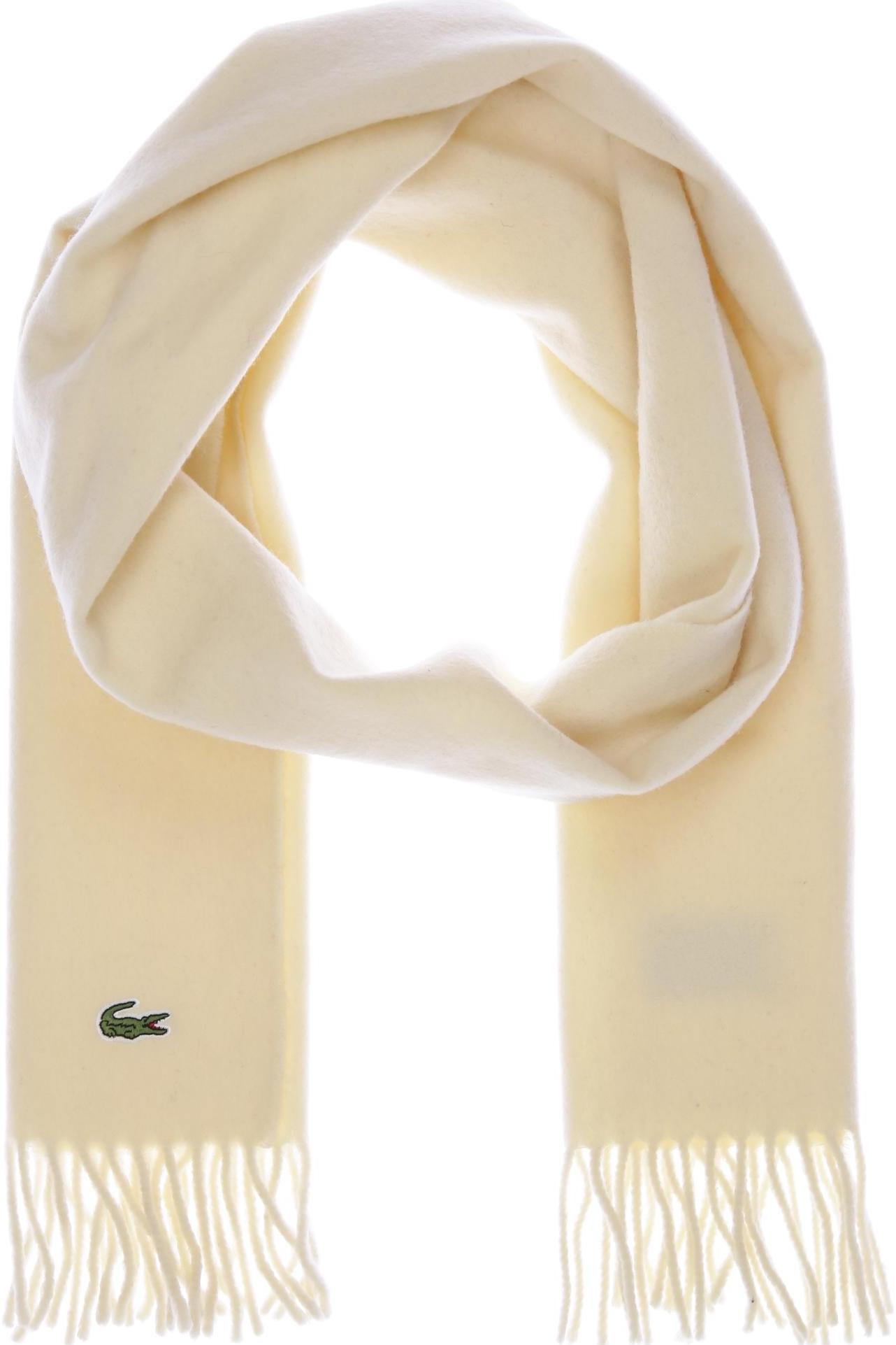 

Lacoste Damen Schal, cremeweiß, Gr.