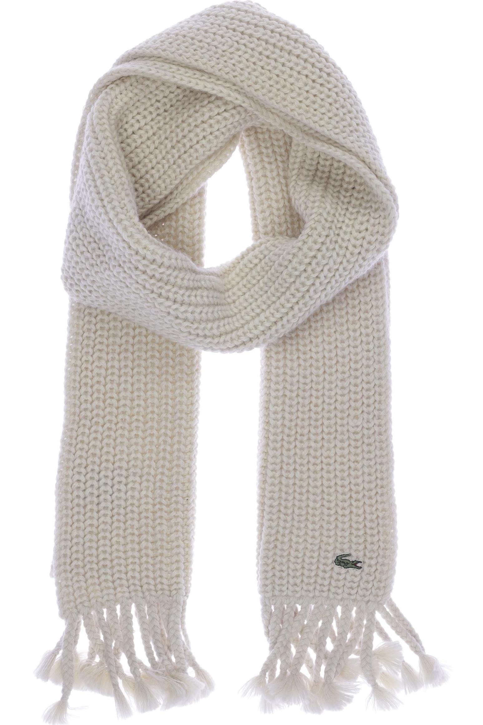 

Lacoste Damen Schal, cremeweiß, Gr.