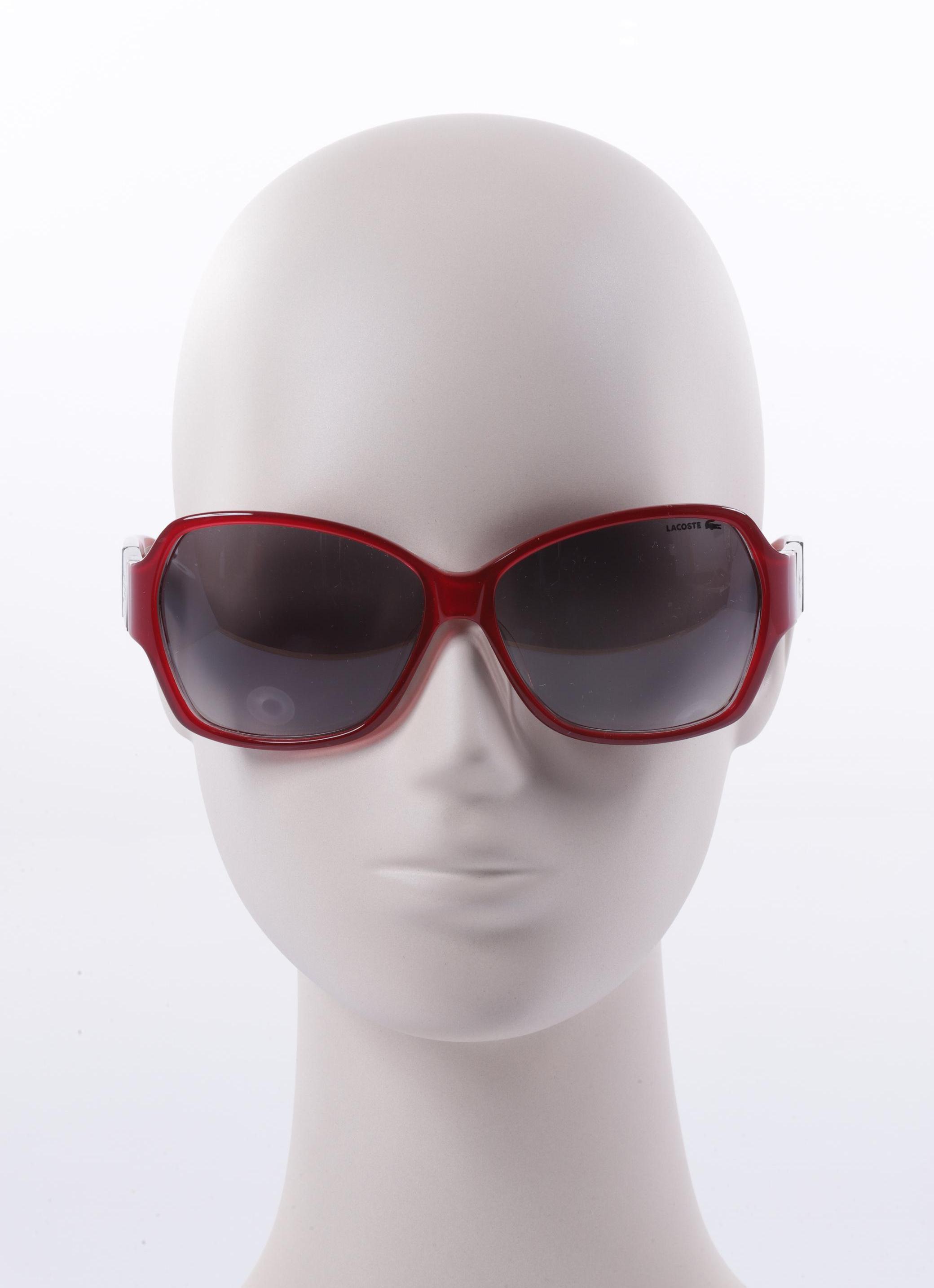 

Lacoste Damen Sonnenbrille, rot, Gr.