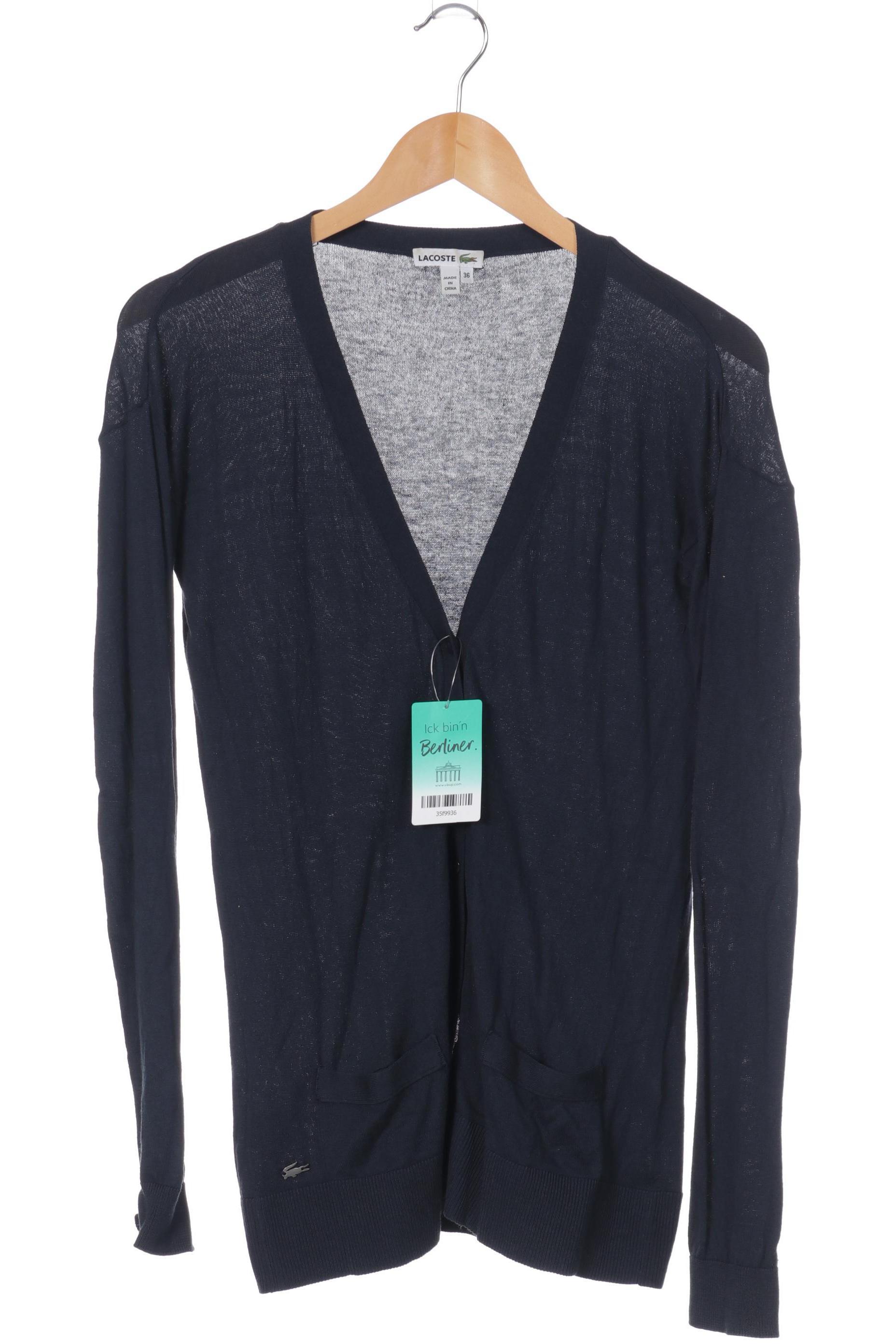 

Lacoste Damen Strickjacke, blau, Gr. 36