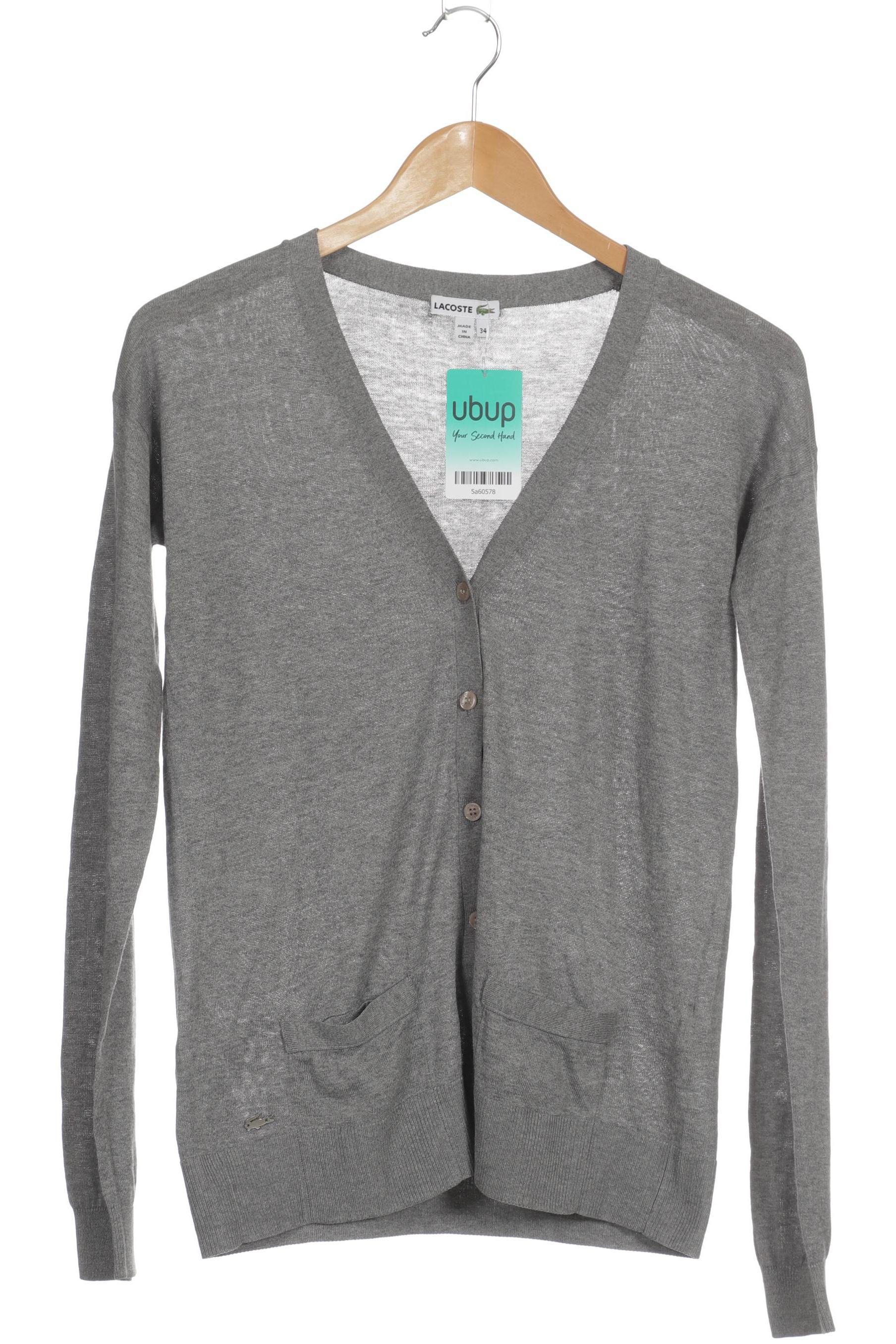 

Lacoste Damen Strickjacke, grau, Gr. 34