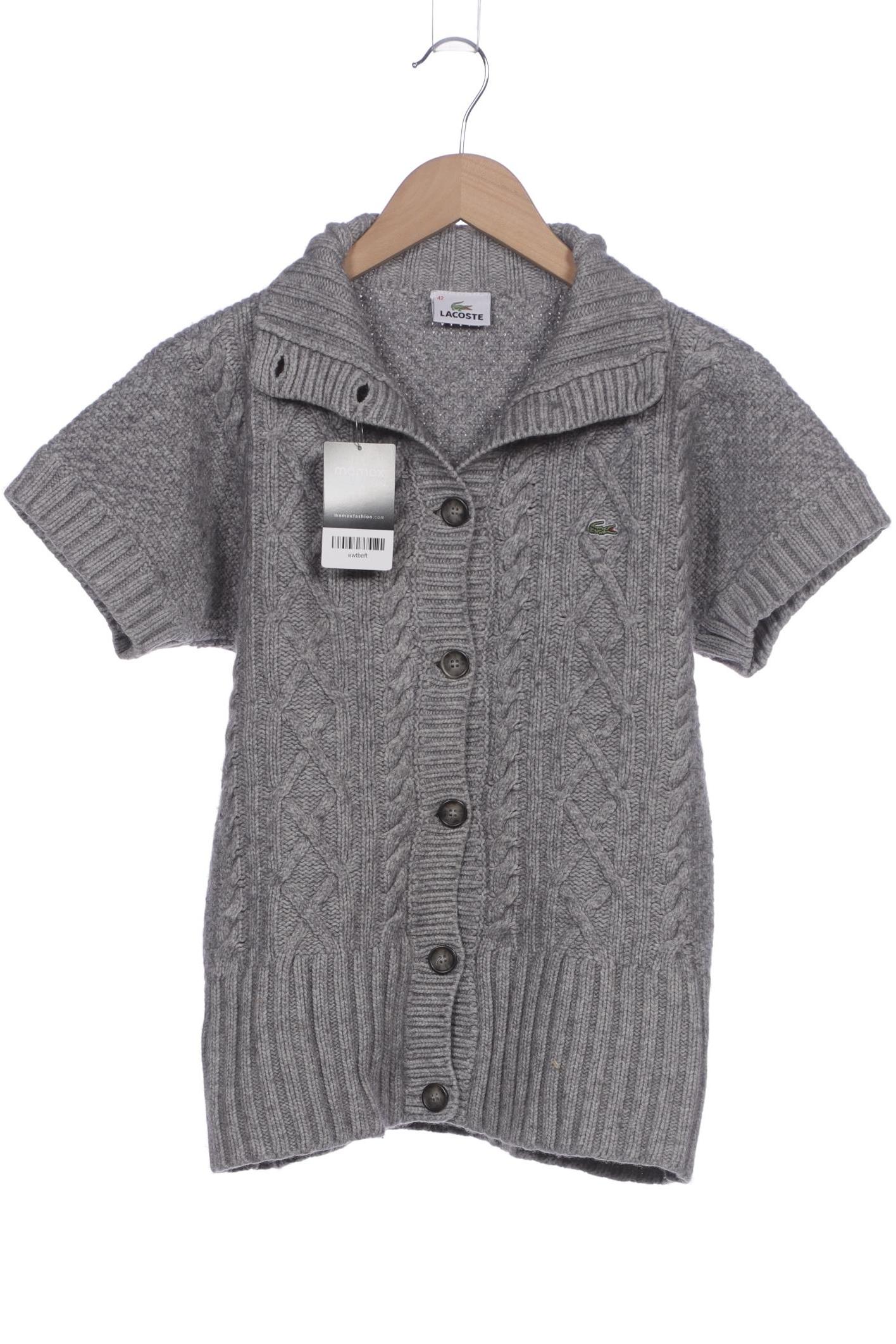 

Lacoste Damen Strickjacke, grau, Gr. 42