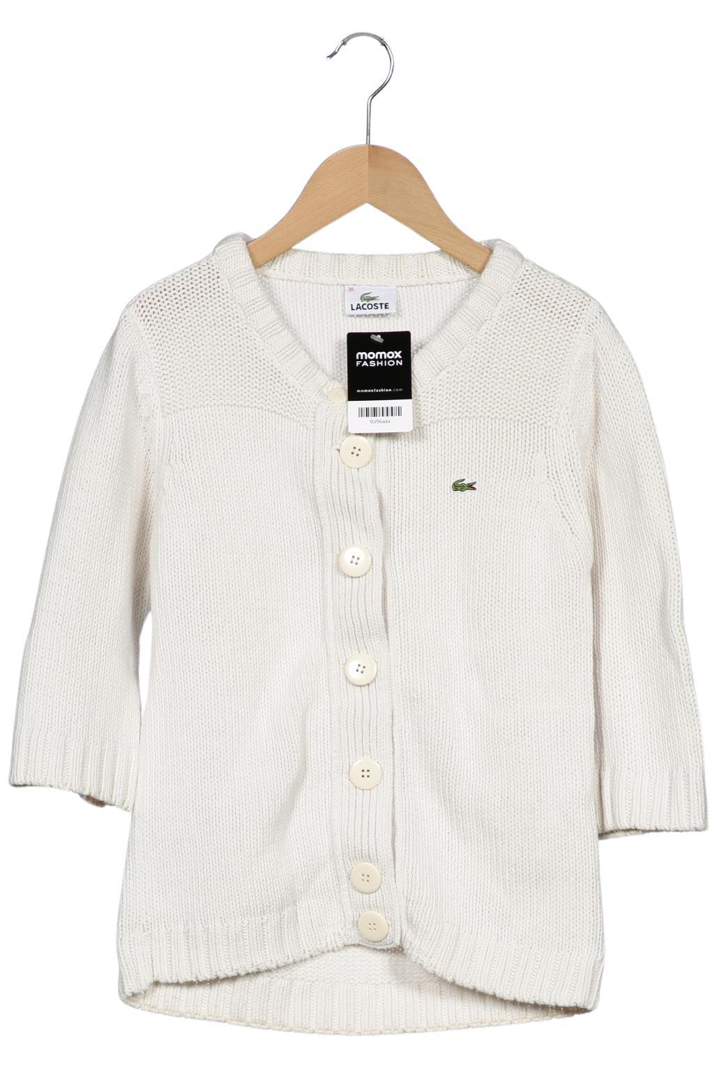 

Lacoste Damen Strickjacke, cremeweiß, Gr. 38