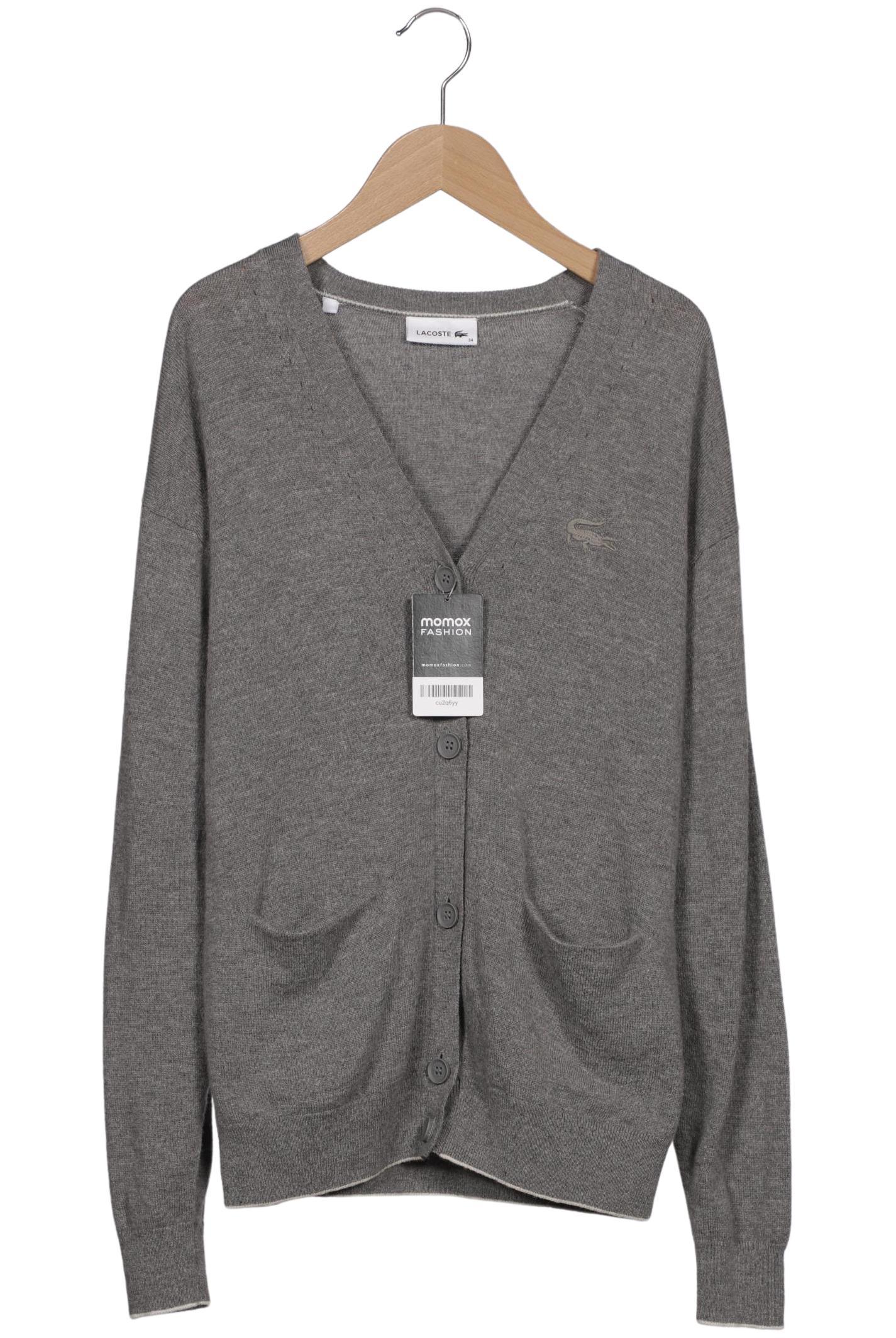 

Lacoste Damen Strickjacke, grau, Gr. 34