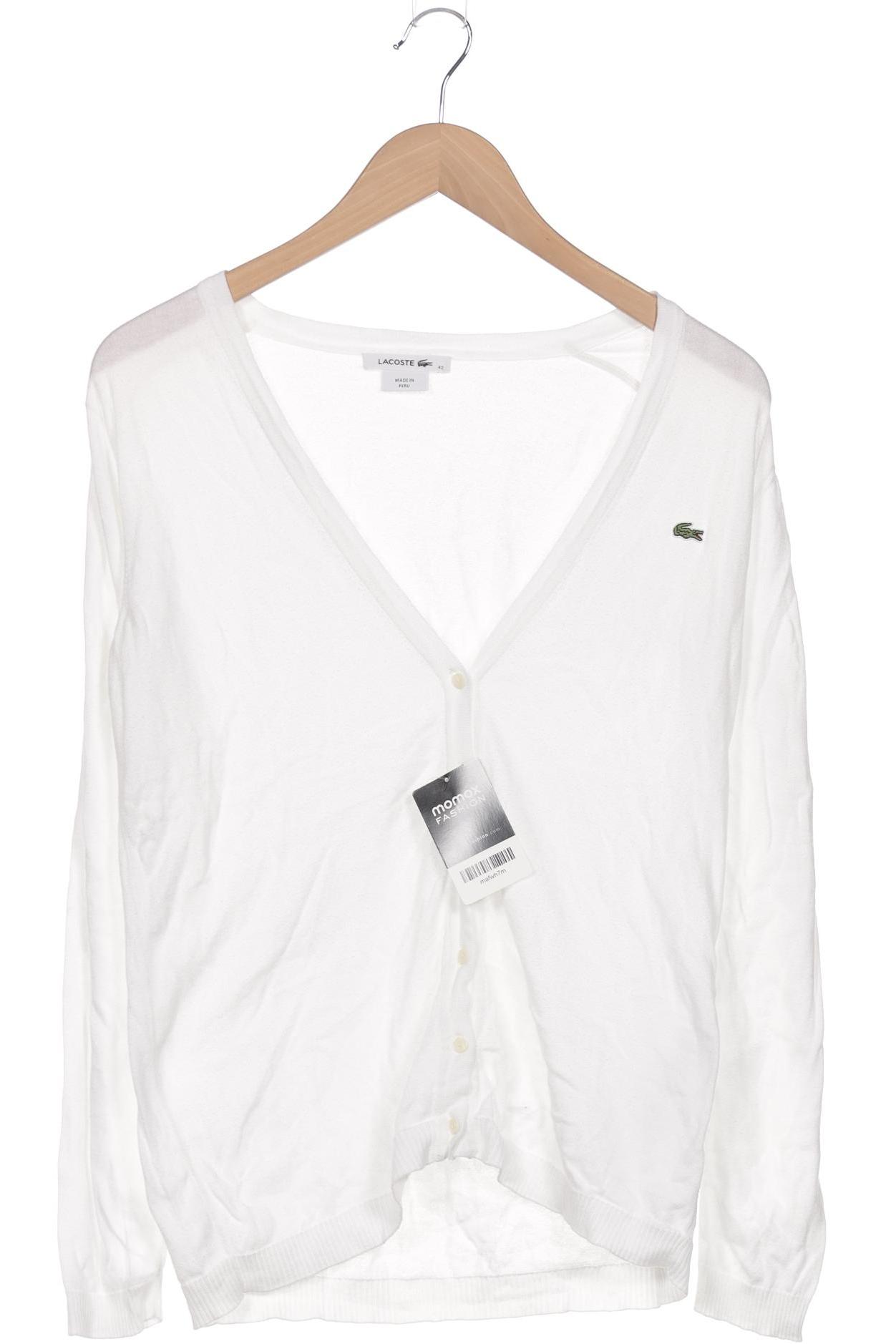 

Lacoste Damen Strickjacke, weiß, Gr. 42