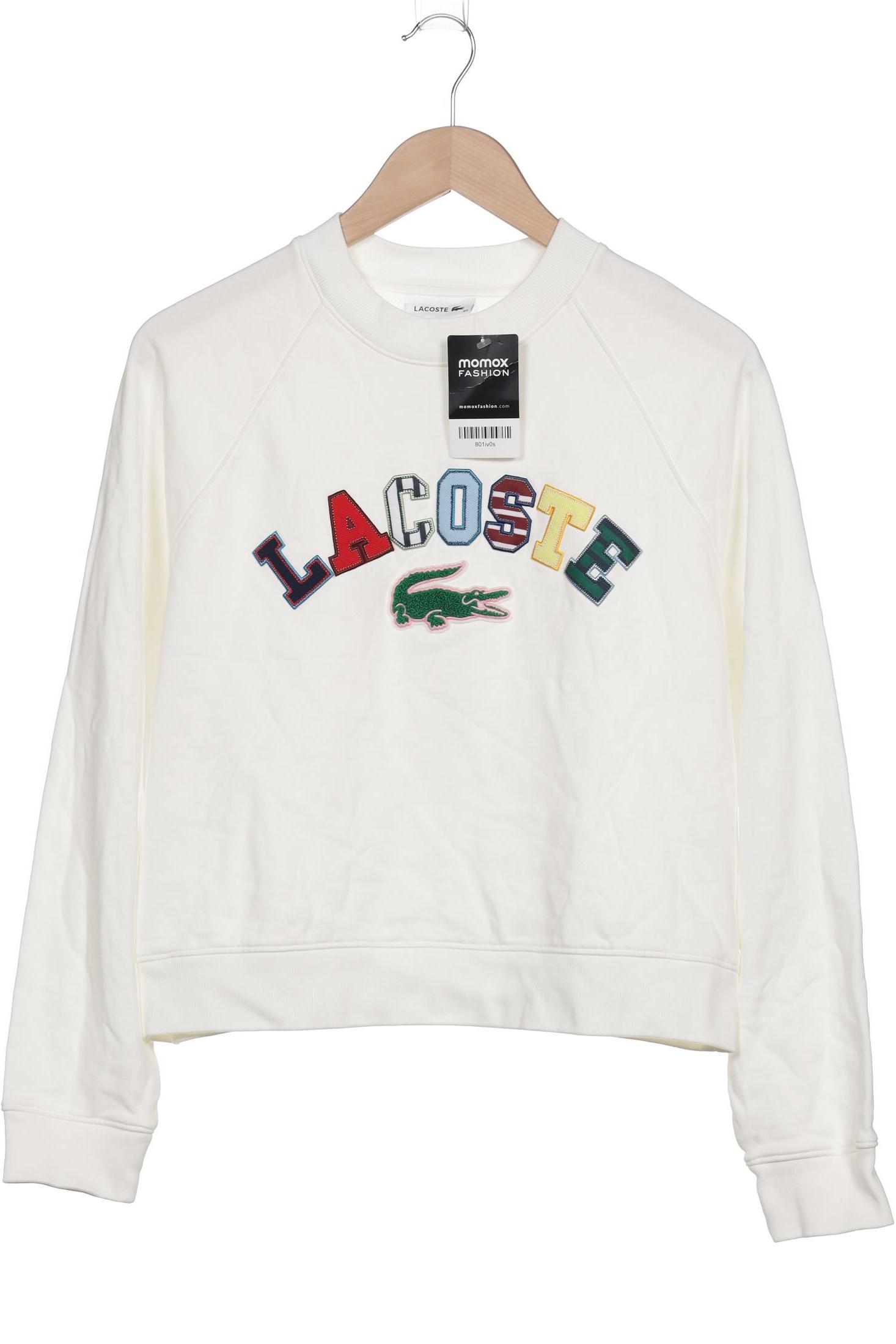

Lacoste Damen Sweatshirt, weiß, Gr. 40