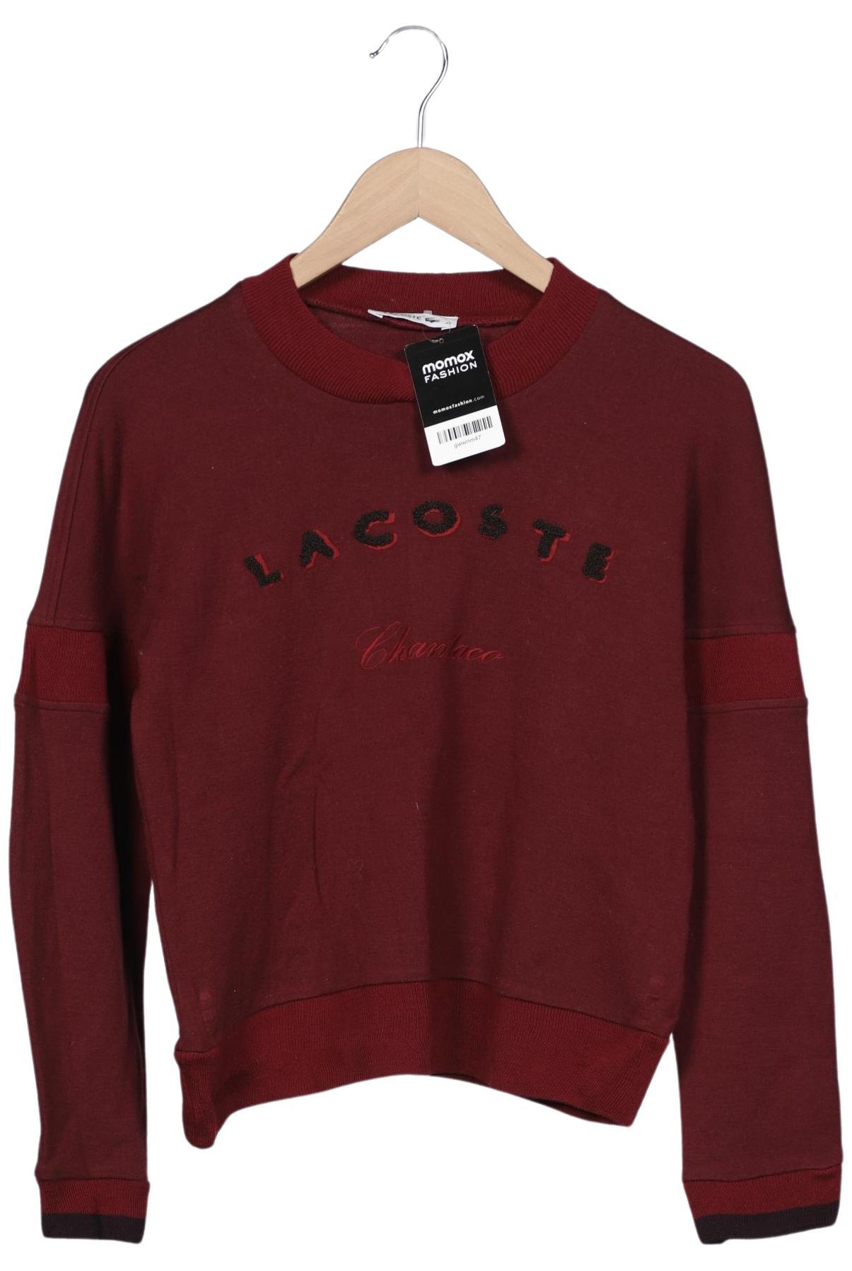 

Lacoste Damen Sweatshirt, bordeaux, Gr. 42