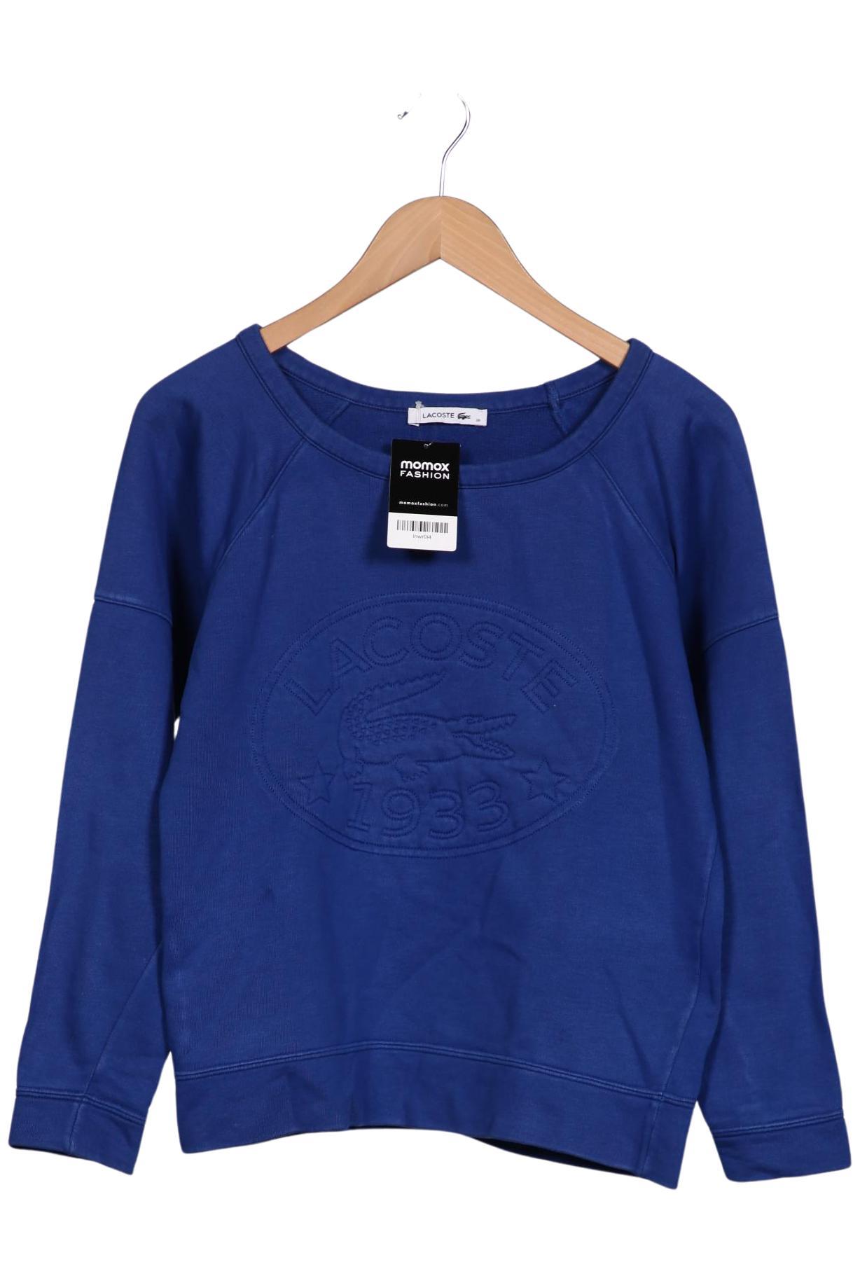 

Lacoste Damen Sweatshirt, blau, Gr. 36