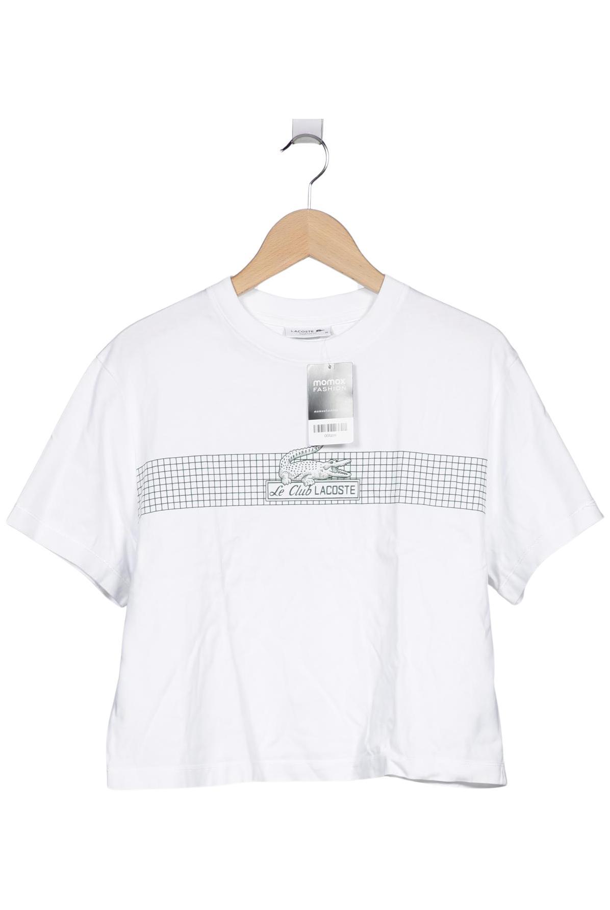 

Lacoste Damen T-Shirt, weiß, Gr. 36