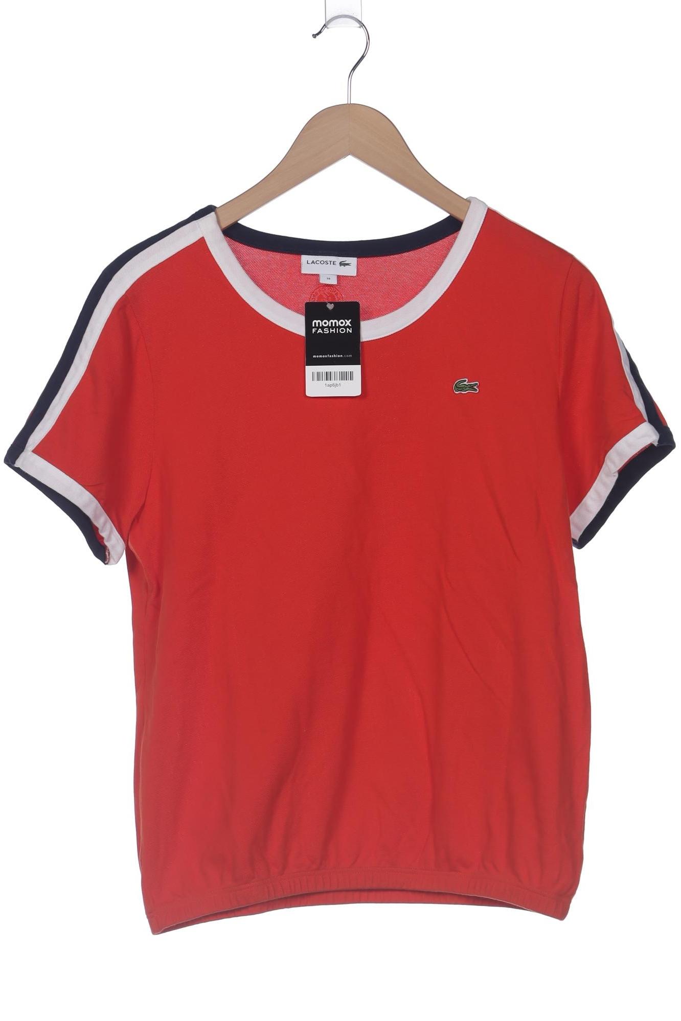 

Lacoste Damen T-Shirt, orange, Gr. 38