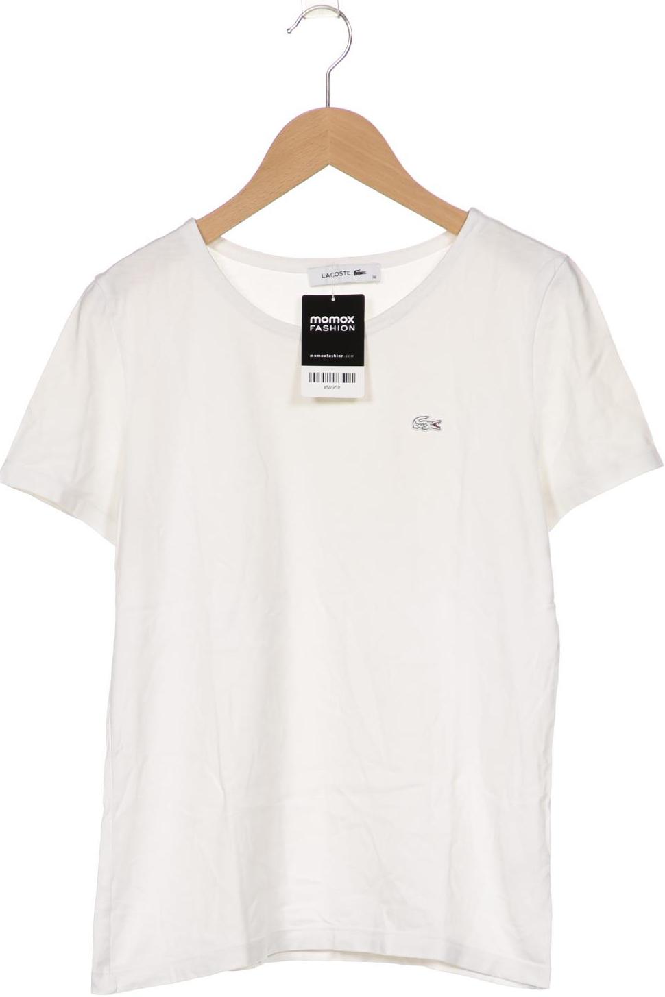 

Lacoste Damen T-Shirt, weiß, Gr. 36