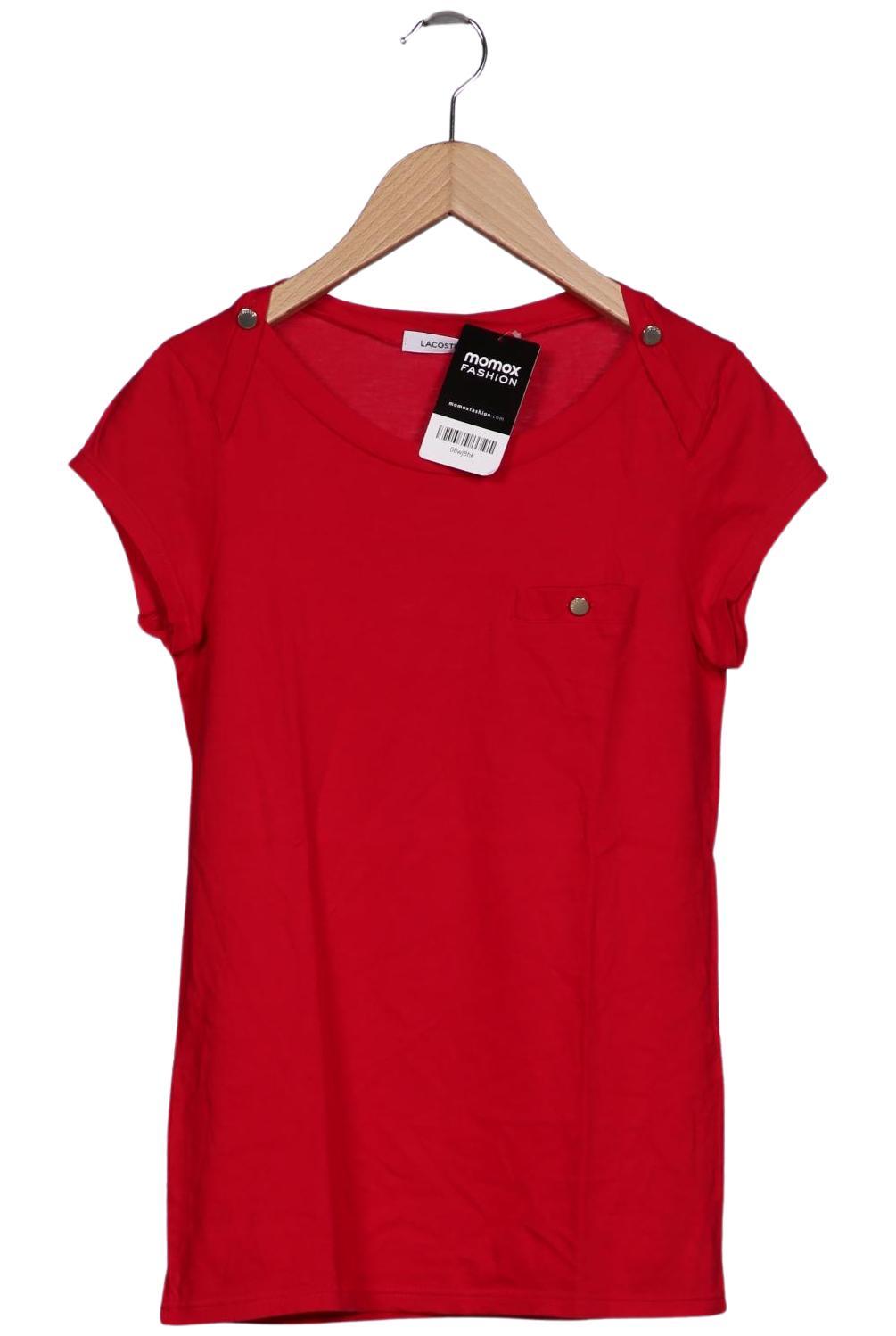 

Lacoste Damen T-Shirt, rot, Gr. 34