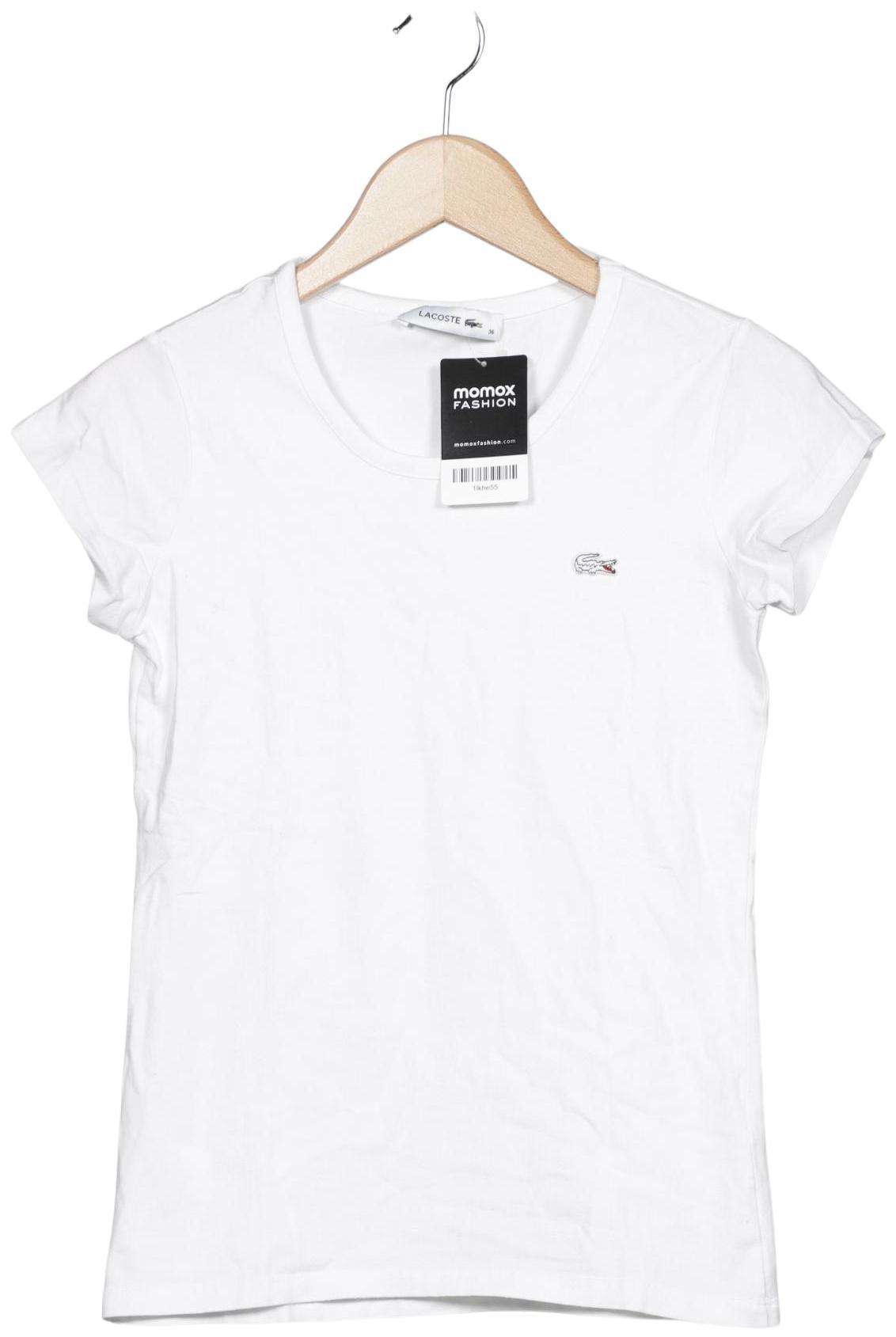 

Lacoste Damen T-Shirt, weiß, Gr. 36