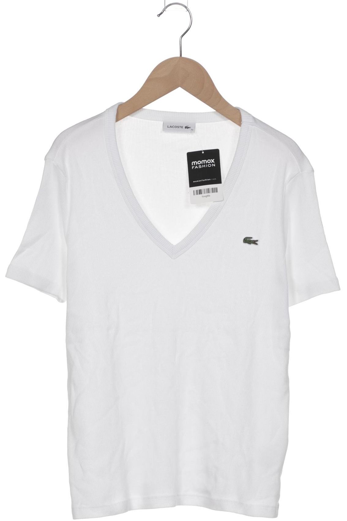 

Lacoste Damen T-Shirt, weiß, Gr. 40