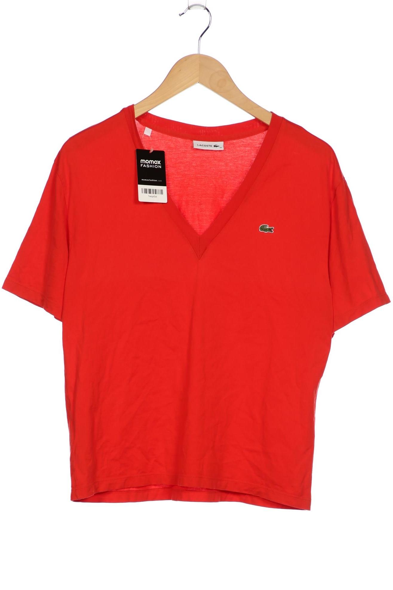 

Lacoste Damen T-Shirt, rot, Gr. 38